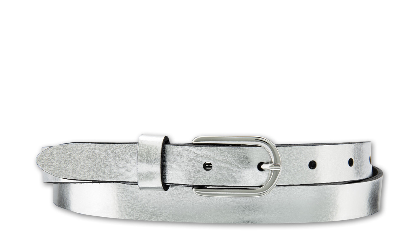 BERND GÖTZ Ledergürtel »Ledergürtel im schmalen Stil mit Schließe in Hufeisenform«