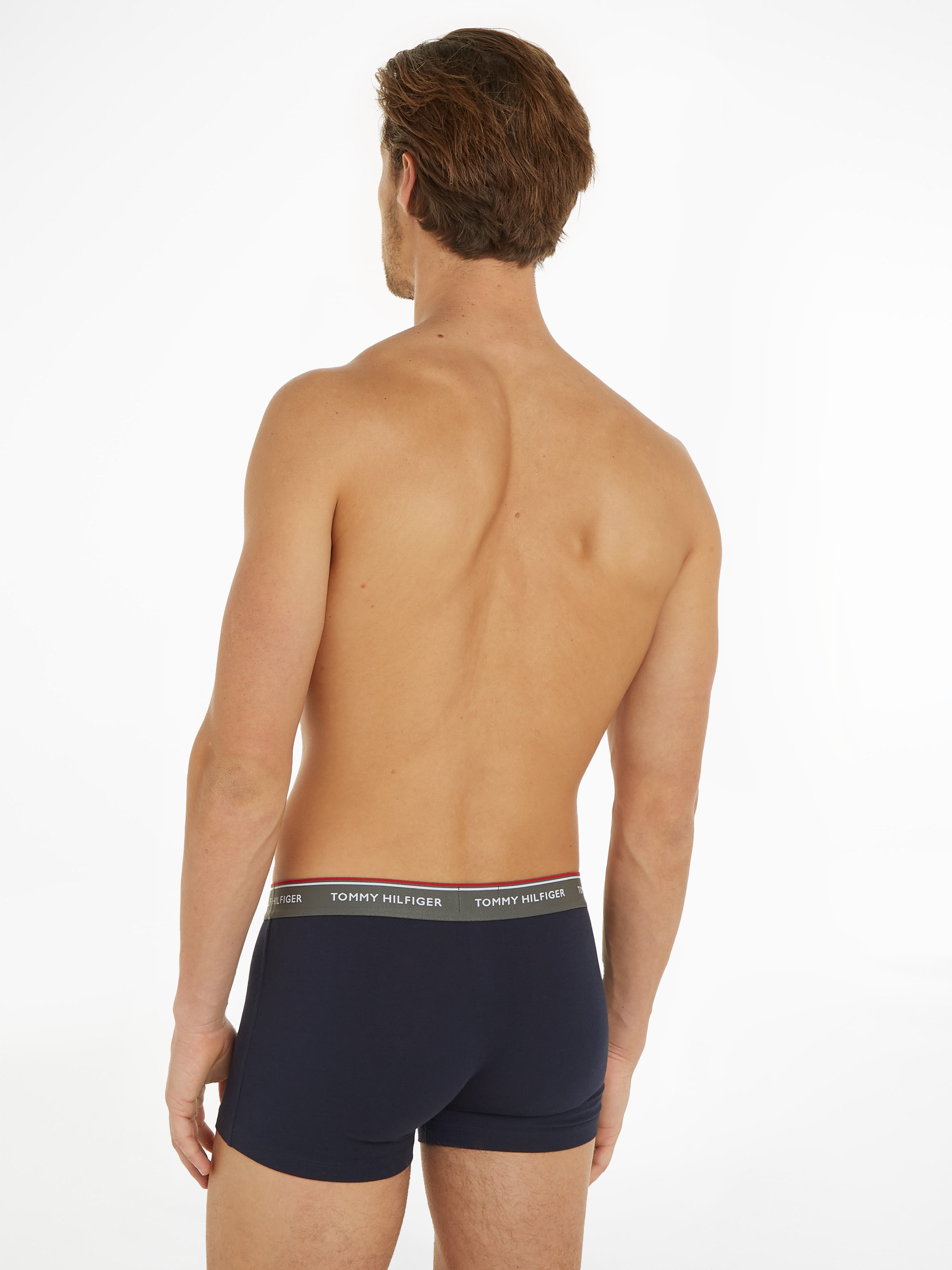 Tommy Hilfiger Underwear Trunk »3P WB TRUNK«, (Packung, 3 St., 3er-Pack), mit Logo-Elastikbund