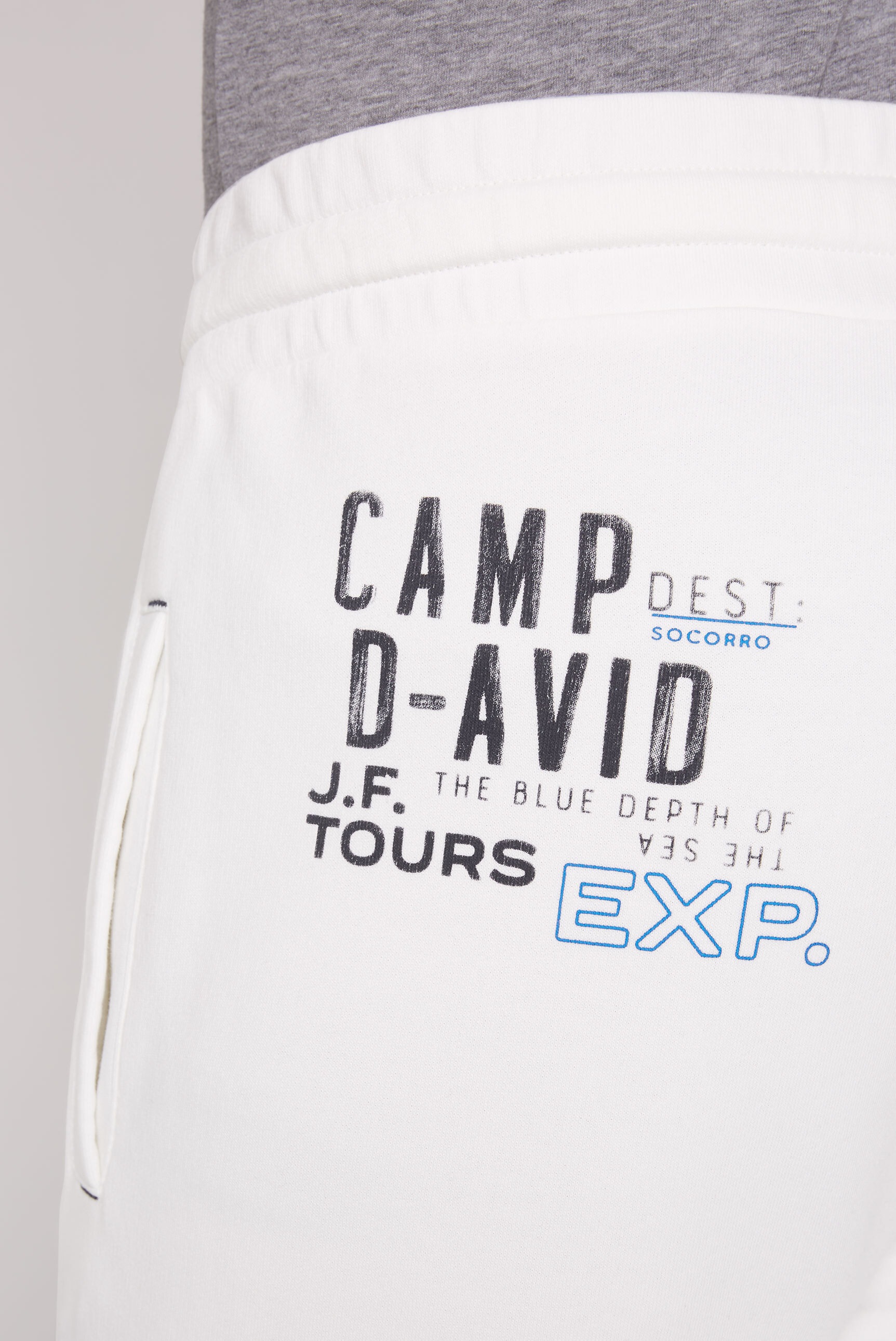 CAMP DAVID Sporthose, mit Elastikbund und Kordel