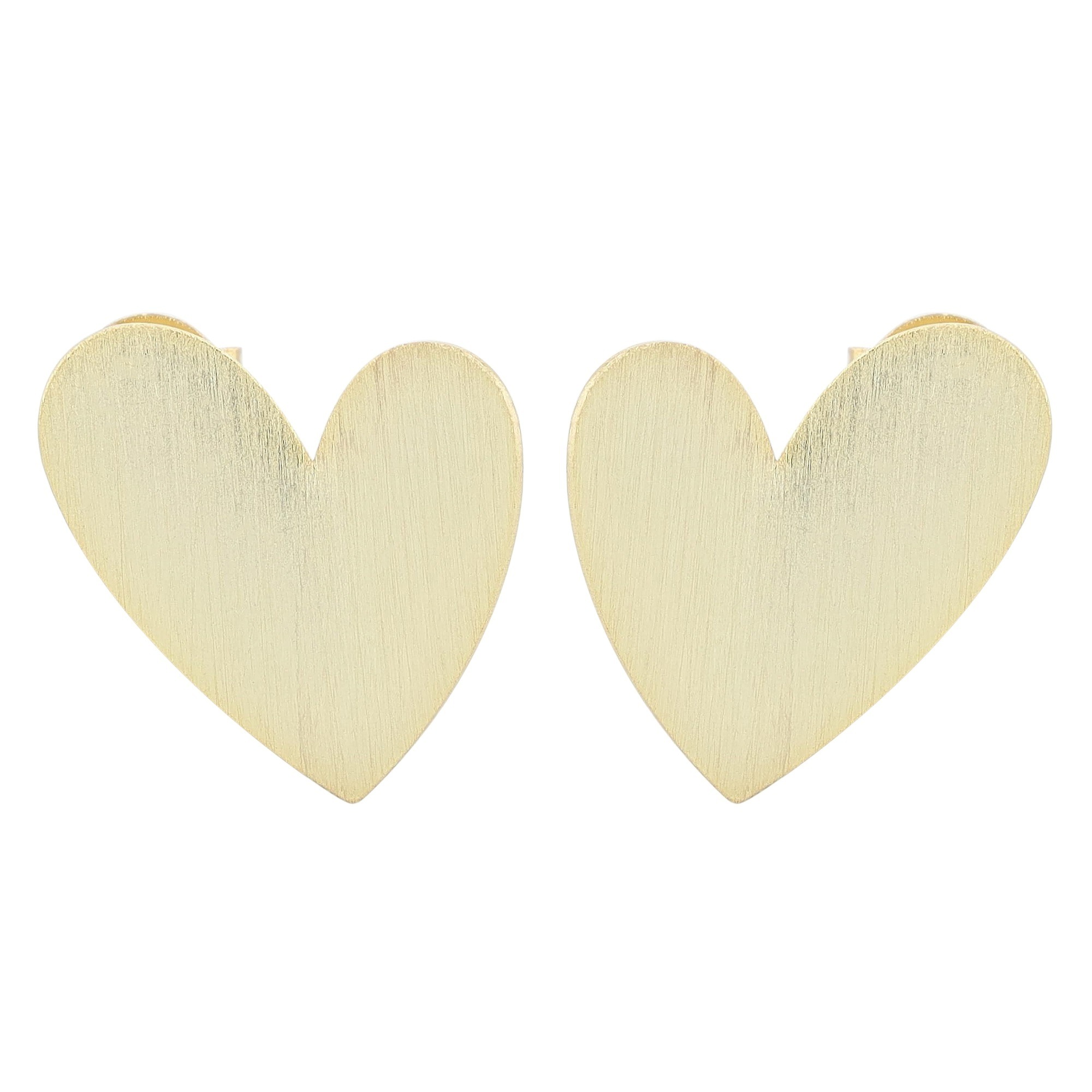 Adelia´s Paar Ohrhänger »Damen Ohrstecker aus 925 Sterling Silber mit Herz«