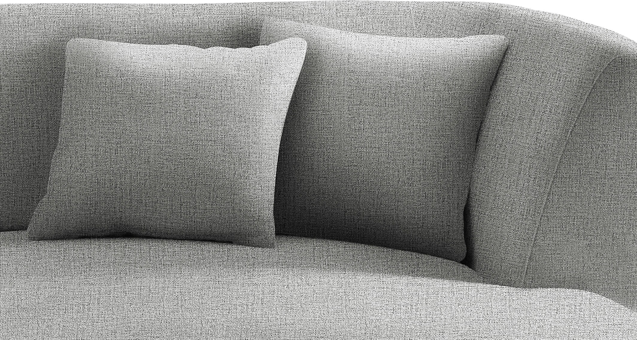 INOSIGN Ecksofa »Colori Polstermöbel mit zeitlos eleganter Rückenführung. L-Form« Holzfußfarbe wählbar, inkl. 4x Zierkissen