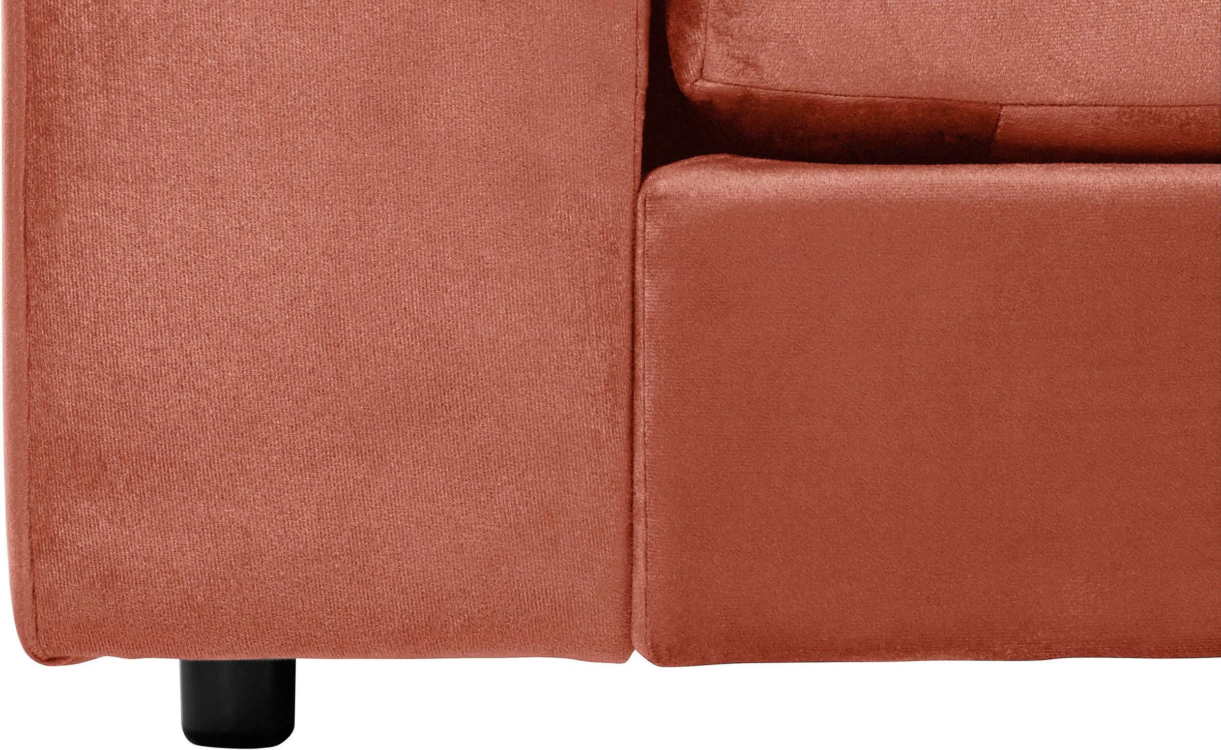 INOSIGN Ecksofa »Rom L-Form«, Steppung im Sitzbereich, Federkern-Polsterung