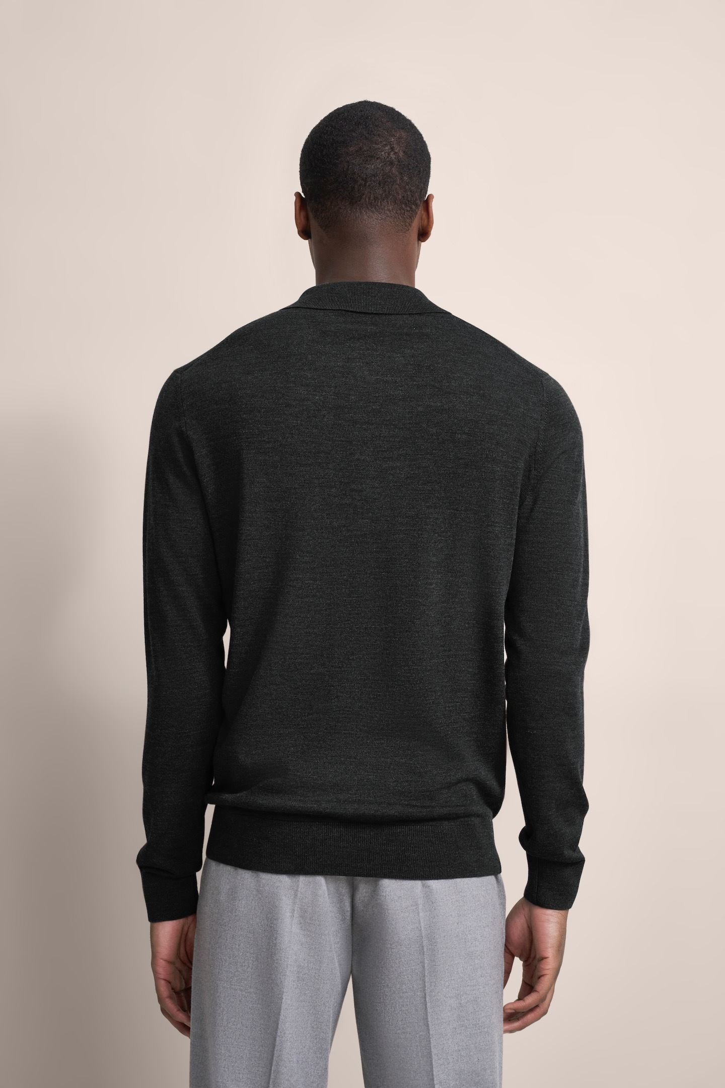 bugatti Langarm-Poloshirt, in moderner Optik