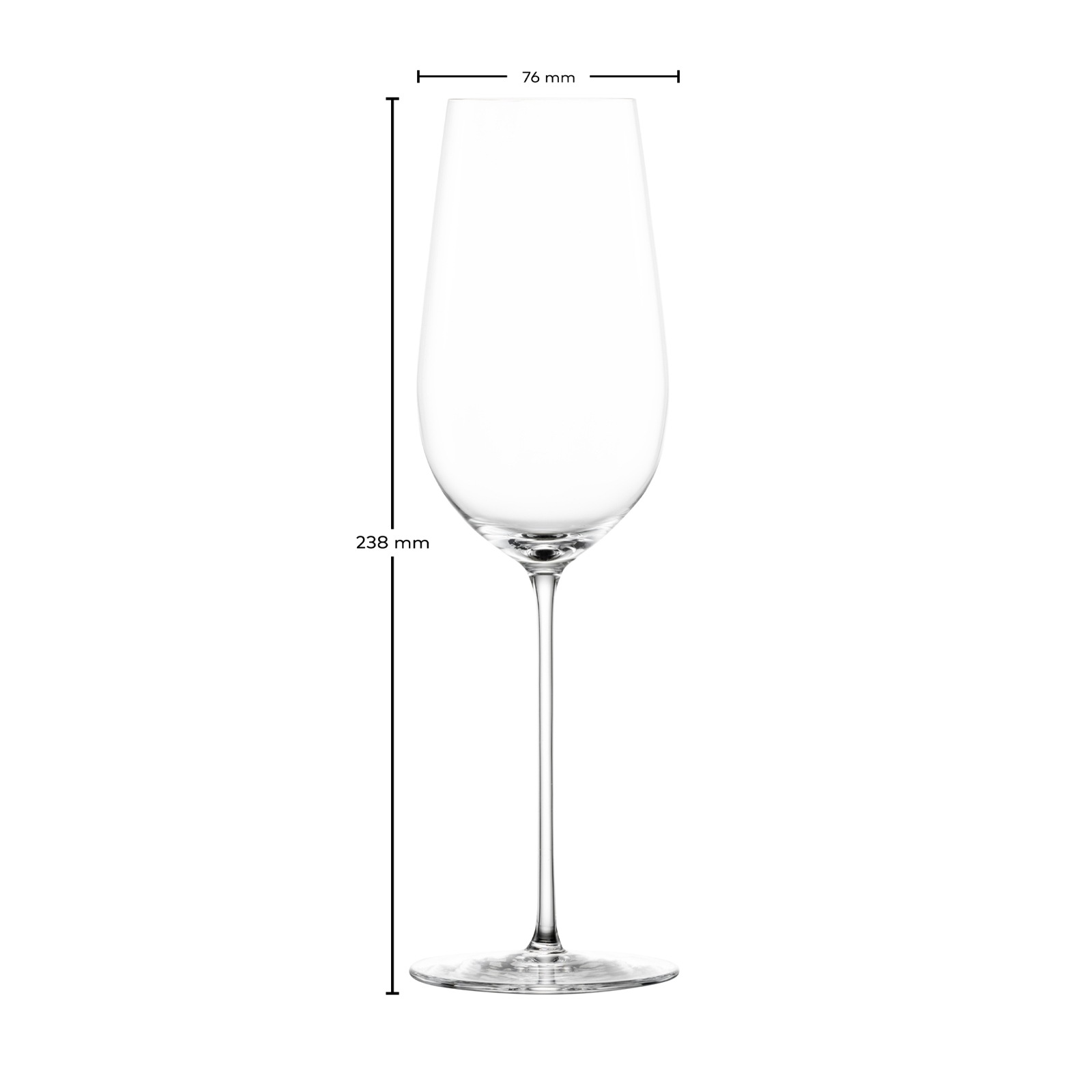 Zwiesel Glas Champagnerglas »Champagnergläser VUELO 323 ml 6er Set transparent« Spülmaschinengeeignet