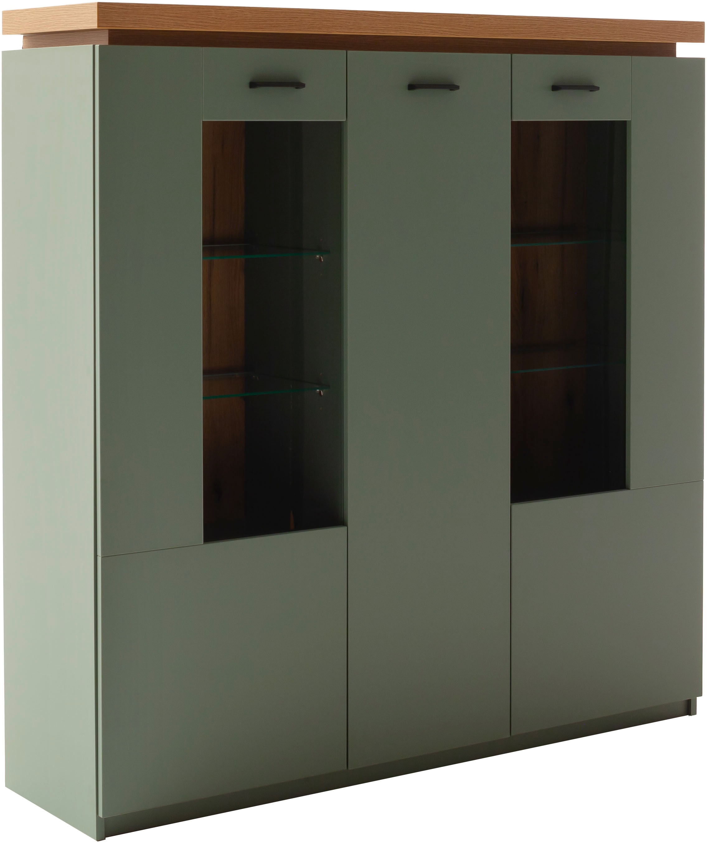 MCA furniture Highboard "MONIZ Highboard" 1 Stk. tlg. Hochkommode,Kommode,E günstig online kaufen