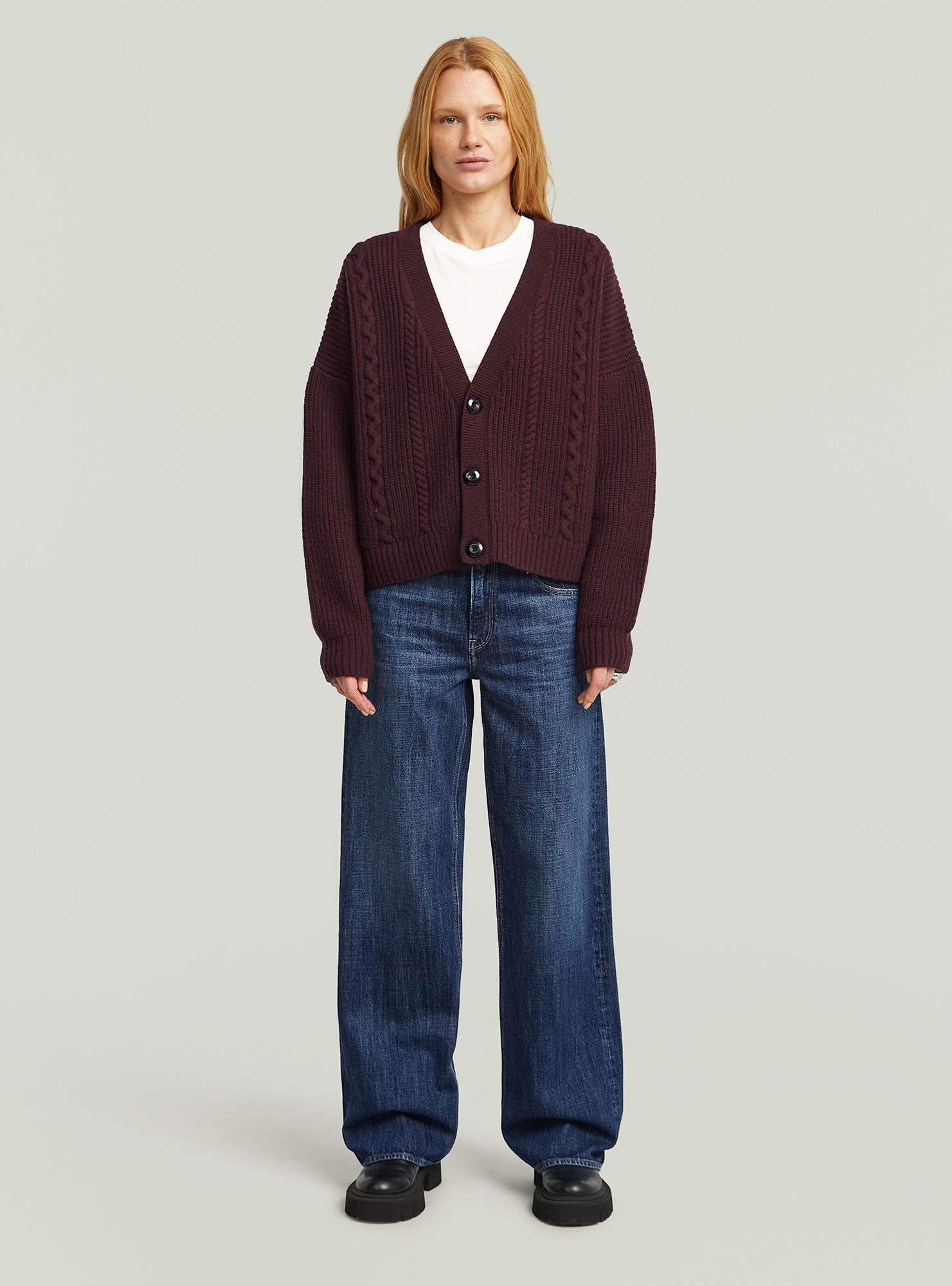 G-STAR Cardigan »Cable Cropped Cardi Knit«