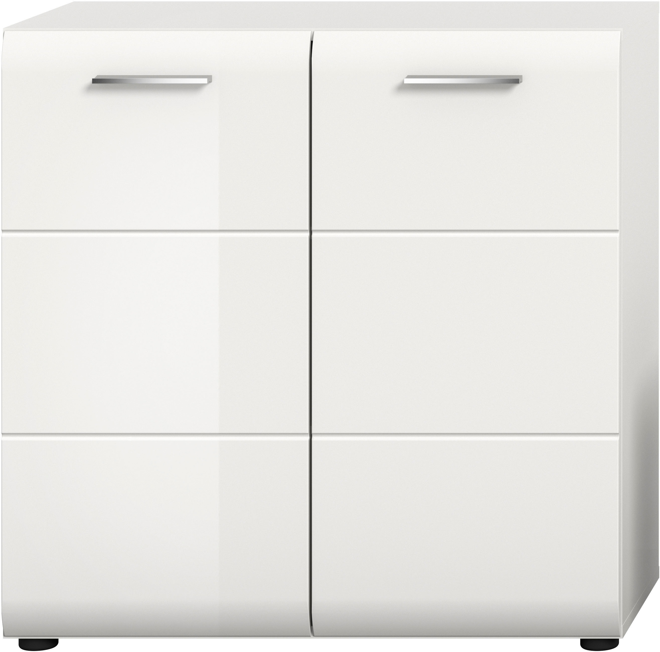 Thumbnail - Home affaire Kommode "FLORENZ, hochwertige MDF-Front,Rillenfräsung, 2 Türen, 3 Fächer" 1 Stk. tlg. Kommode, Anrichte, Wo...