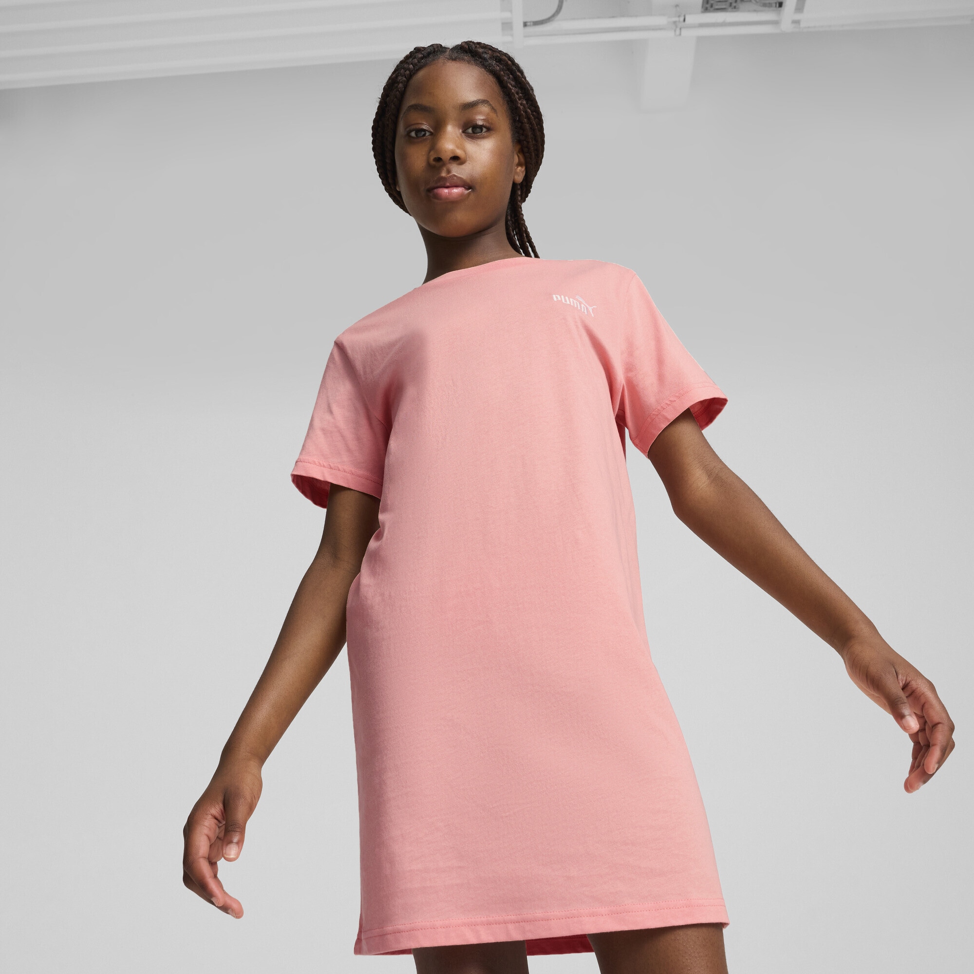 PUMA Sweatkleid »Essentials Small No. 1 Logo Kurzärmliges Kleid Mädchen«