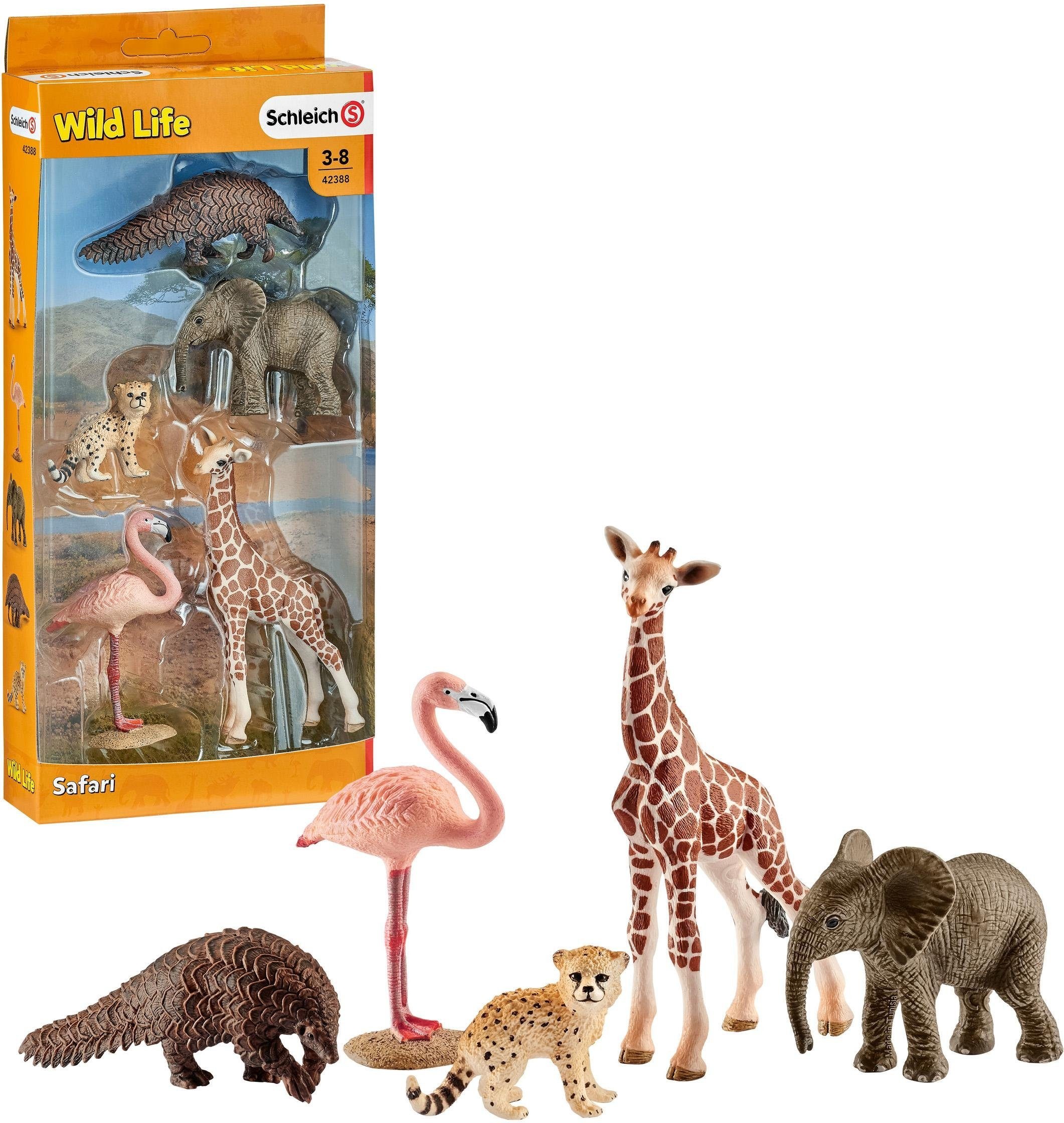 Schleich® Spielfigur »WILD LIFE, Tier- Mix (42388)« | BAUR
