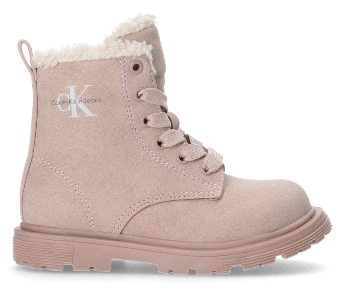 Calvin Klein Jeans Schnürboots, Winterboots, Mädchen Stiefel mit Blockabsatz