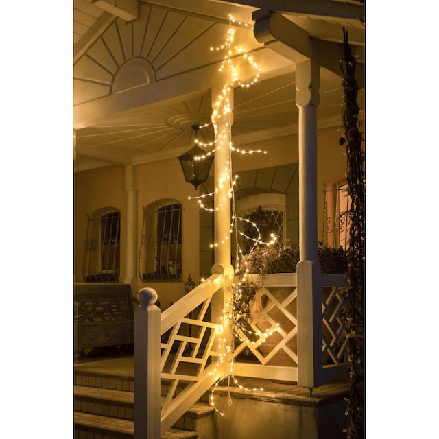 Lichterkranz/Lichtergirlande, | KONSTSMIDE variabel »Weihnachtsdeko 240 LED-Lichterkette weiße BAUR aussen«, weiß, bestellen warm Dioden als
