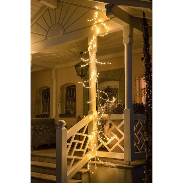 KONSTSMIDE LED-Lichterkette »Weihnachtsdeko aussen«, variabel als  Lichterkranz/Lichtergirlande, weiß, 240 warm weiße Dioden bestellen | BAUR