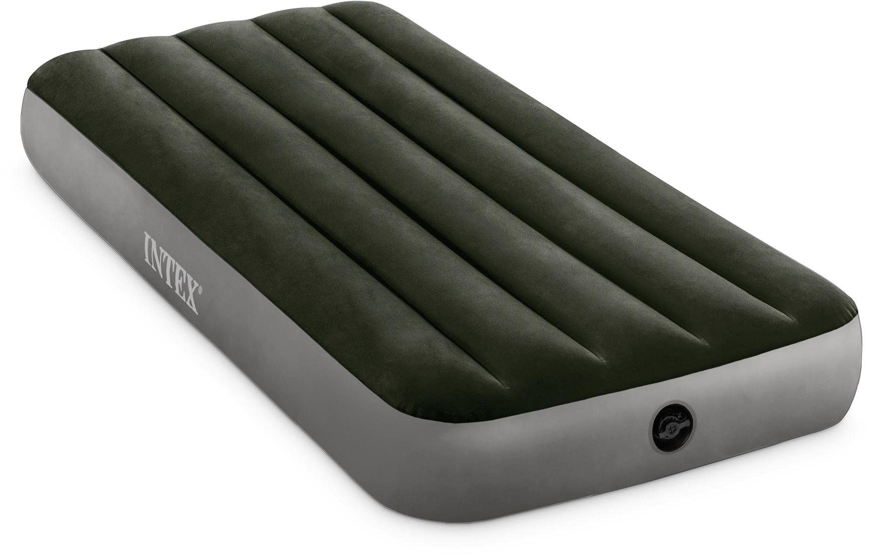 INTEX Luftbett "Dura-Beam DOWNY Airbed", B/H/L: 76cm x 25cm x 191cm, grau, Luftbetten