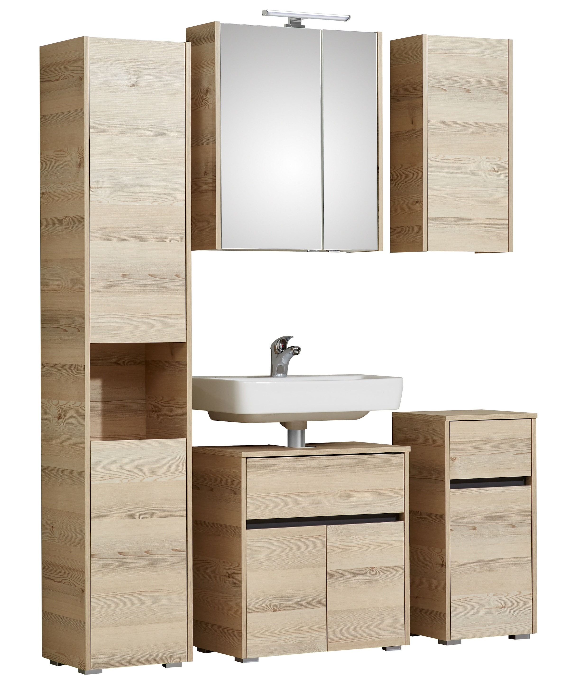 Saphir Badmöbel-Set "Quickset 393" Komplett-Set, 5 Stk. tlg. günstig online kaufen