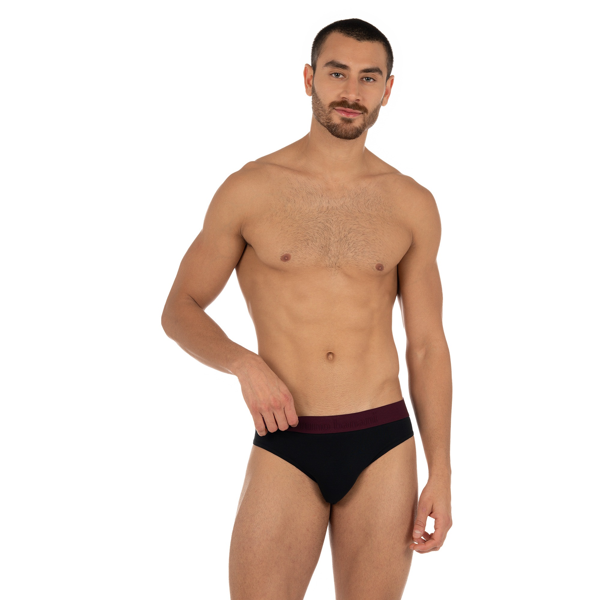 Bruno Banani Slip »Flowing«, (2er Pack), mit Logobund
