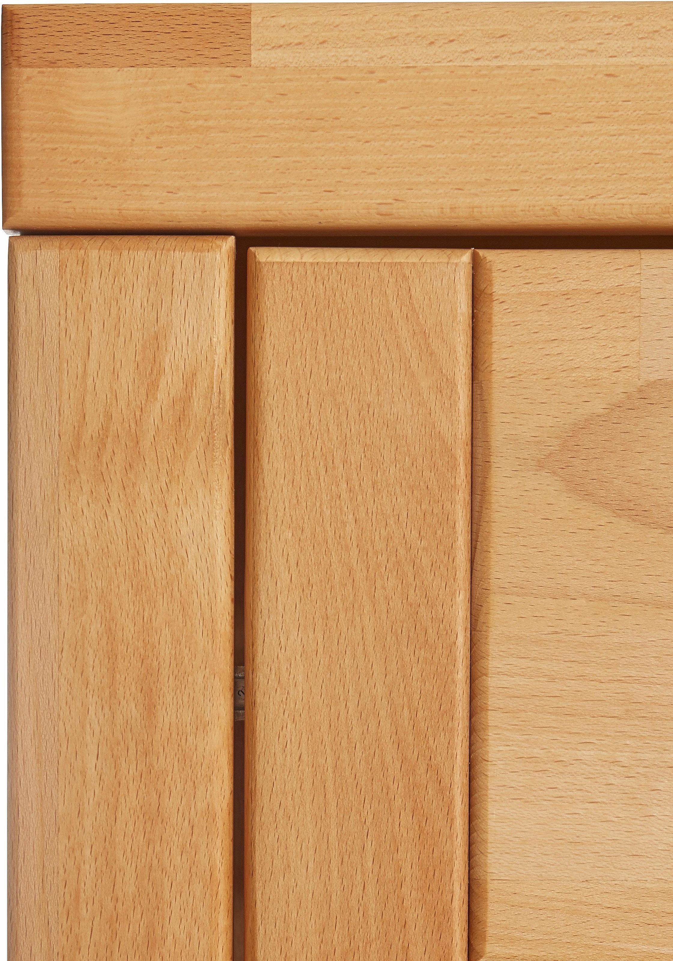 Home affaire Wohnwand »Logo,Fronten Massivholz,Korpus Holzwekstoff,Böden versetzbar«, (Set, 5 St.), Türanschlag hohe Vitrine wechselbar,bei TV Teil Kabeldurchführung