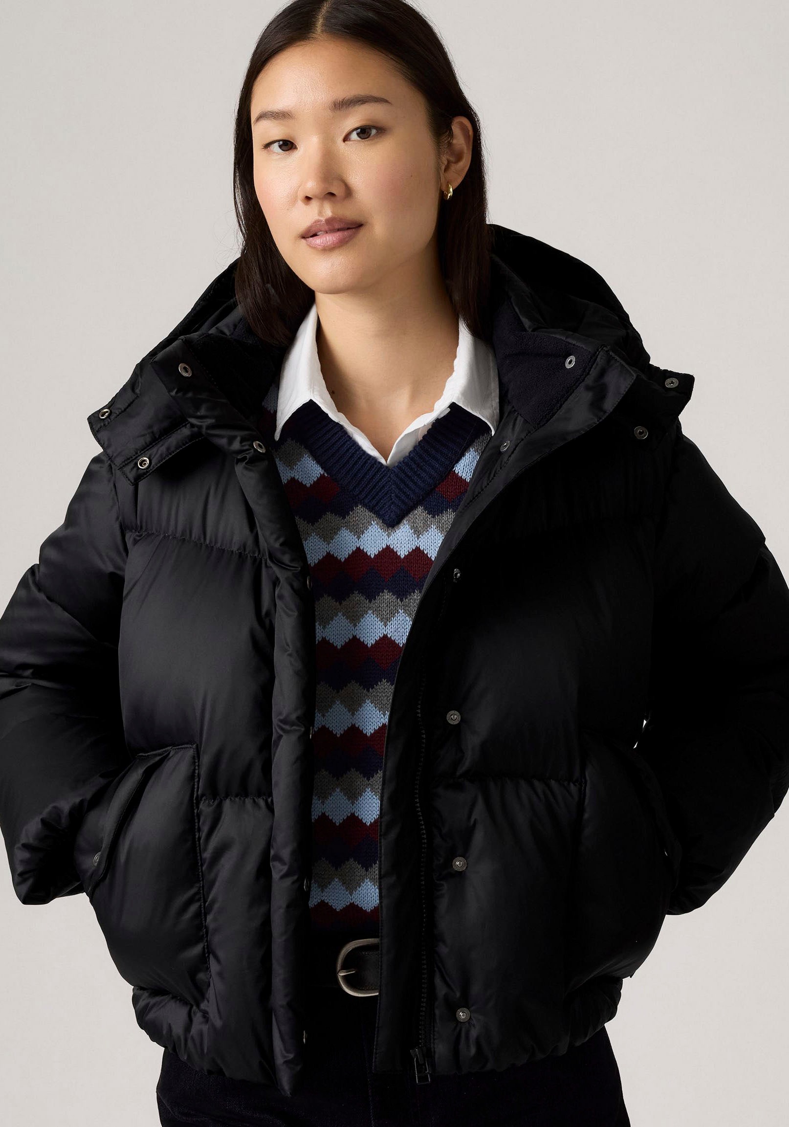 Levis Steppjacke mitKapuze mit abnehmbarer Kapuze günstig online kaufen