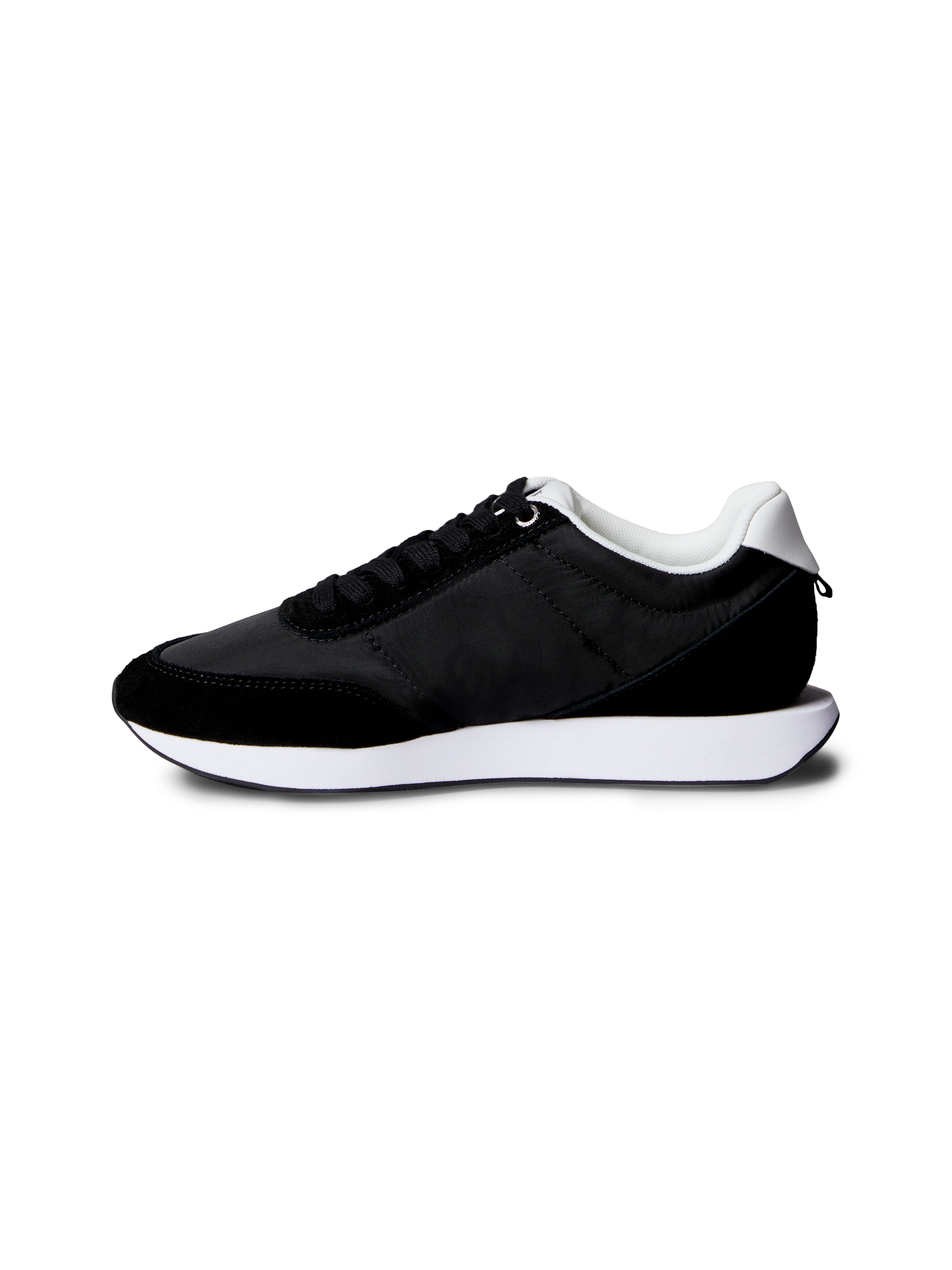 Calvin Klein Jeans Sneaker »RETRO RUNNER ESS MIX MAT«, Schnürschuh, Runner-Sneaker, Freizeitschuh mit seitlichem CK-Logo