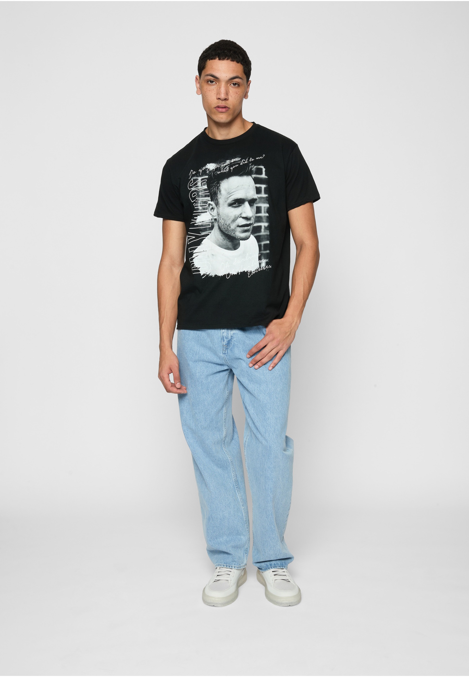 Merchcode Kurzarmshirt »Merchcode Herren Olly Murs Lyrics Tee« 1