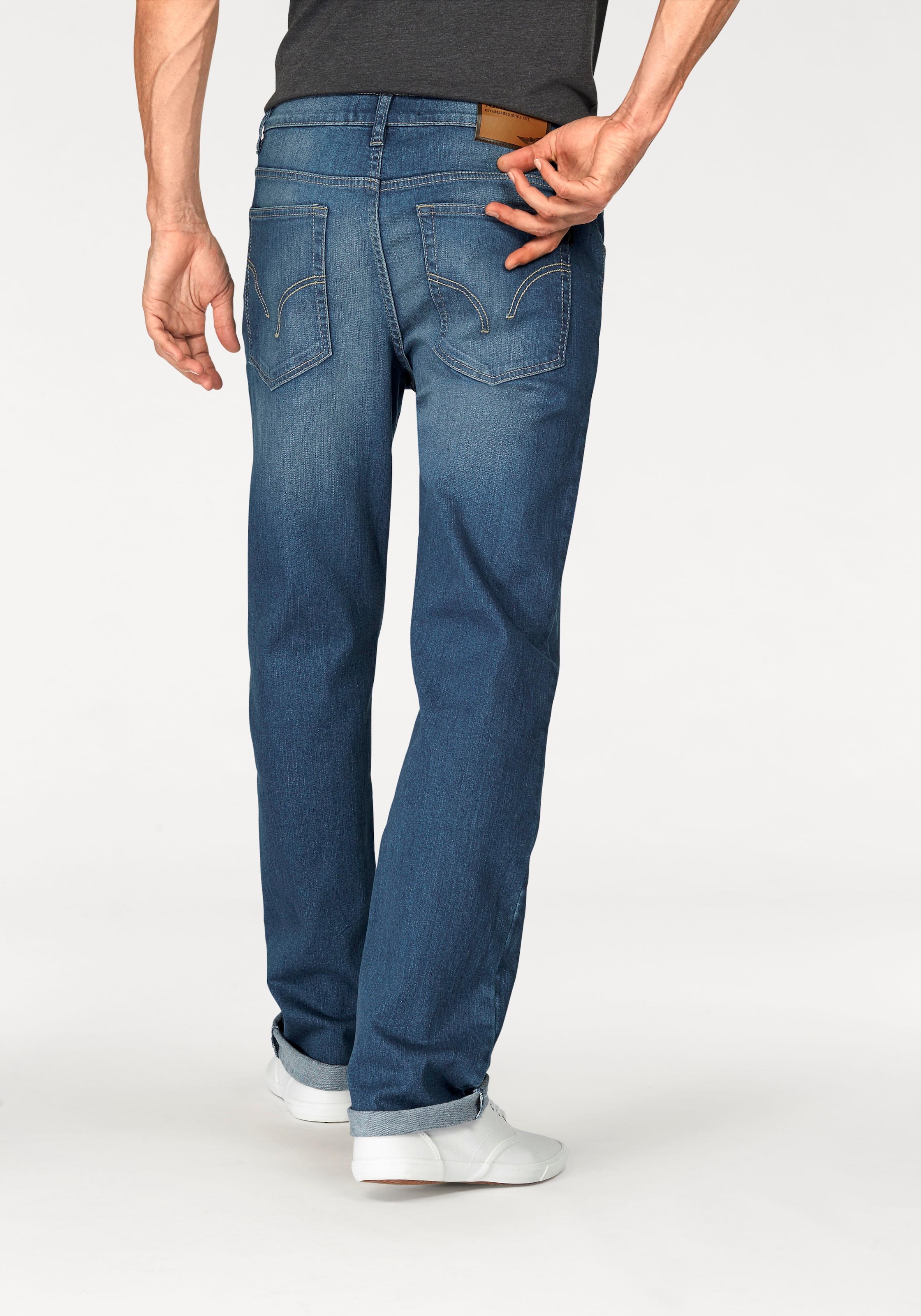 Arizona Stretch-Jeans "Willis", (Packung, 2 tlg.), straight-fit, lange Bein günstig online kaufen