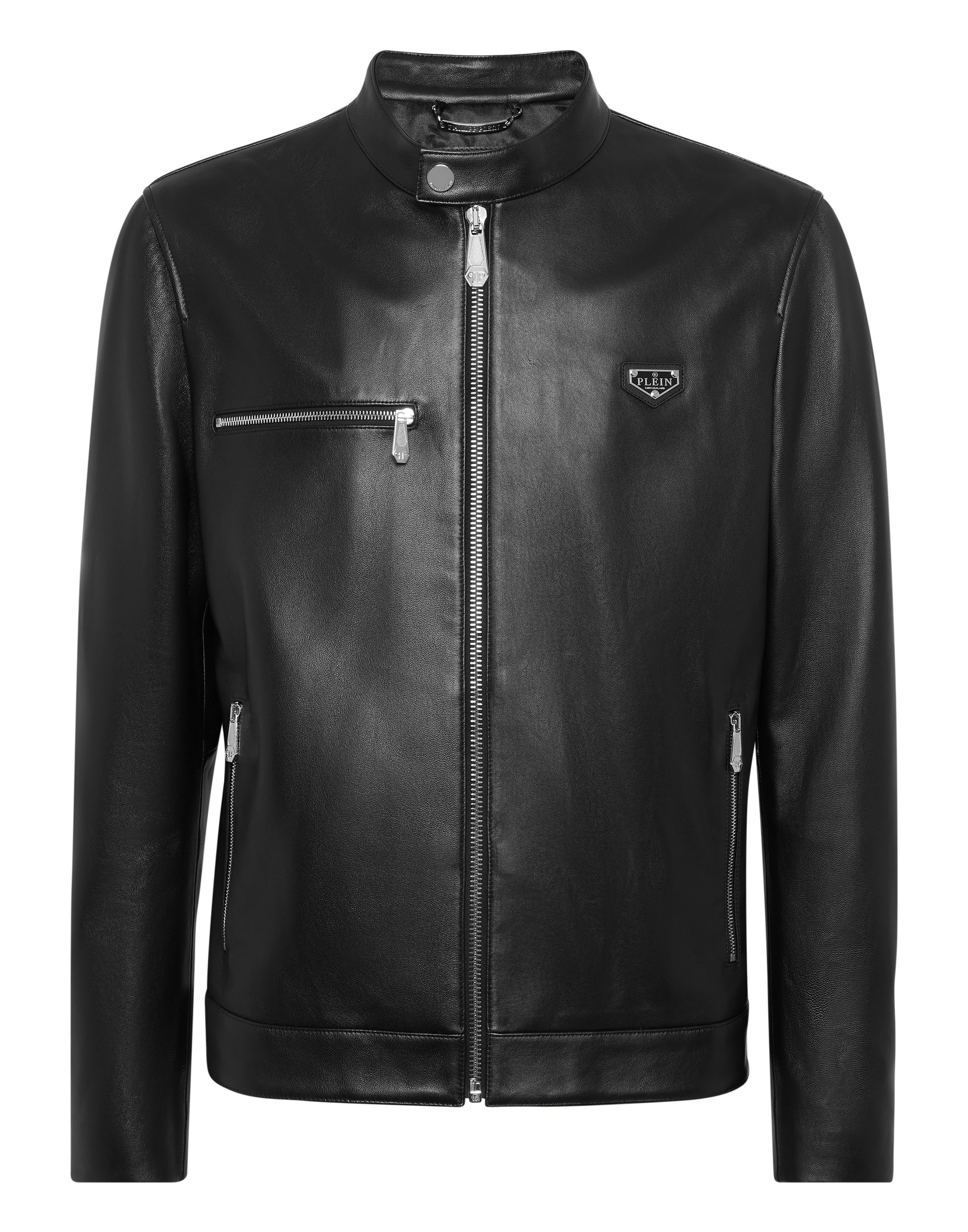 PHILIPP PLEIN Bikerjacke "Leder Biker" günstig online kaufen