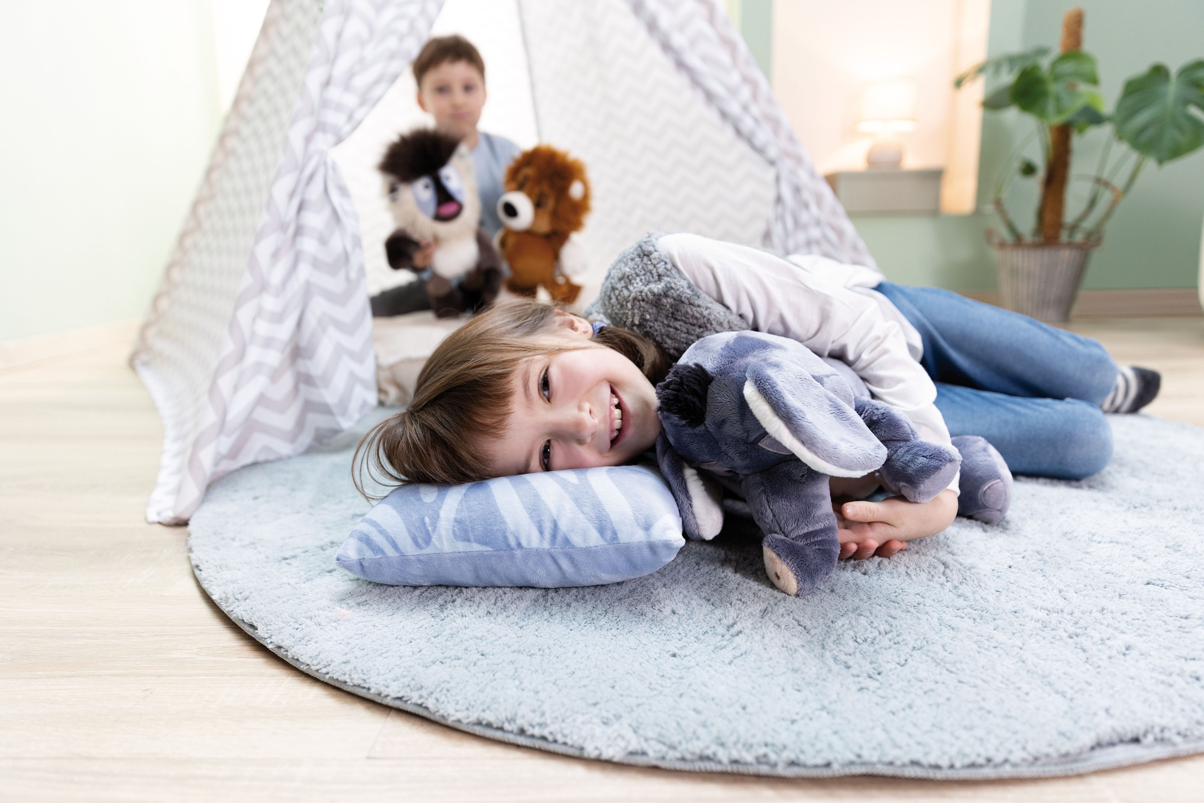 Nici Kuscheltier »Wild Friends, Elefant El-Flora, 35 cm schlenkernd«