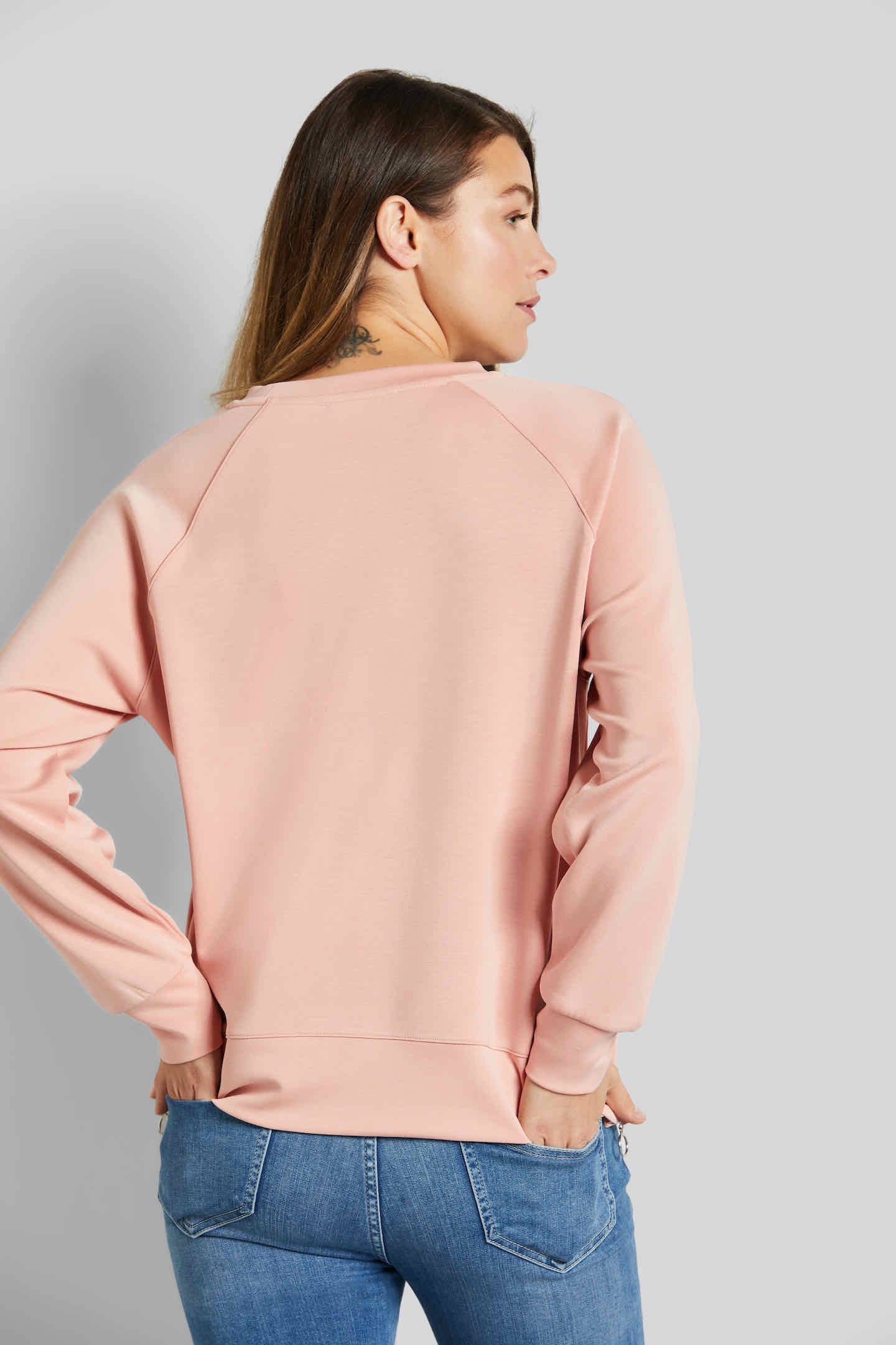 bugatti Sweatshirt aus softem Modal-Mix GU6948