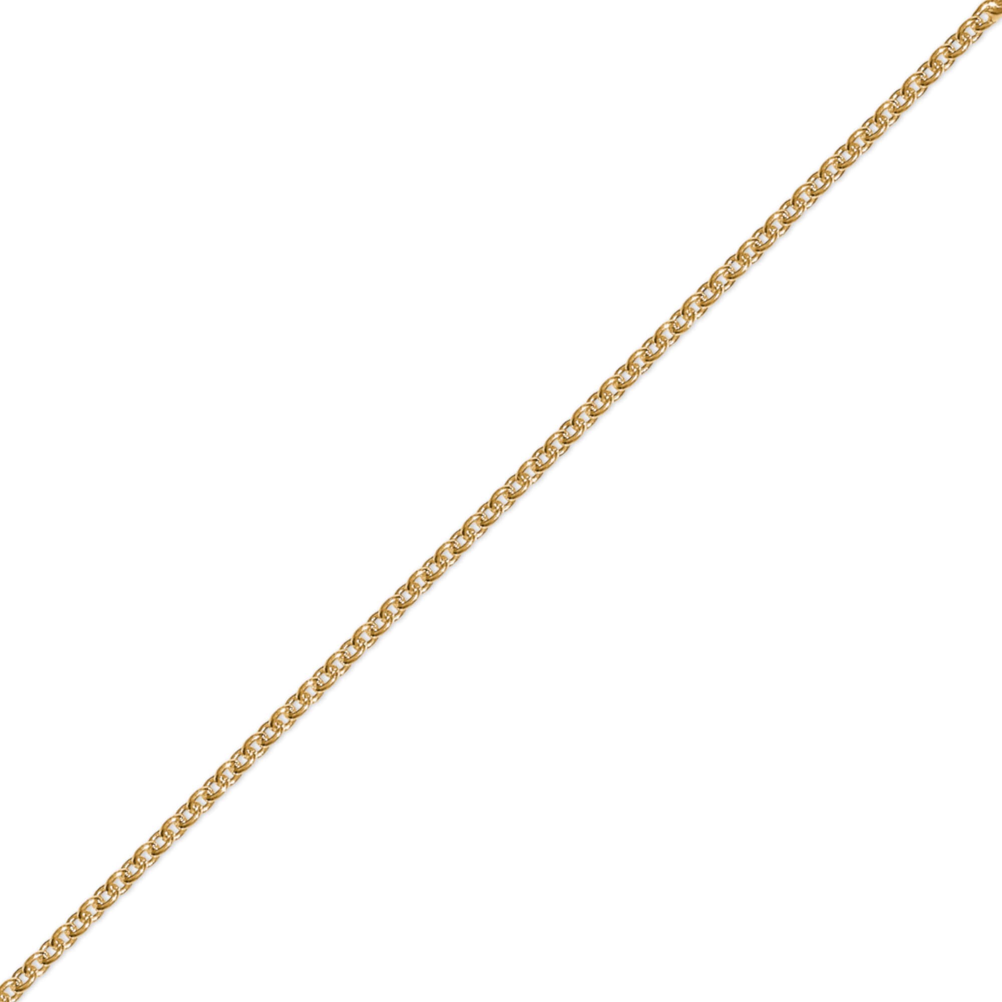 ONE ELEMENT Goldkette »Halskette aus 585 Gelbgold Ø 1,10 mm«, Damen Gold Schmuck Rundankerkette