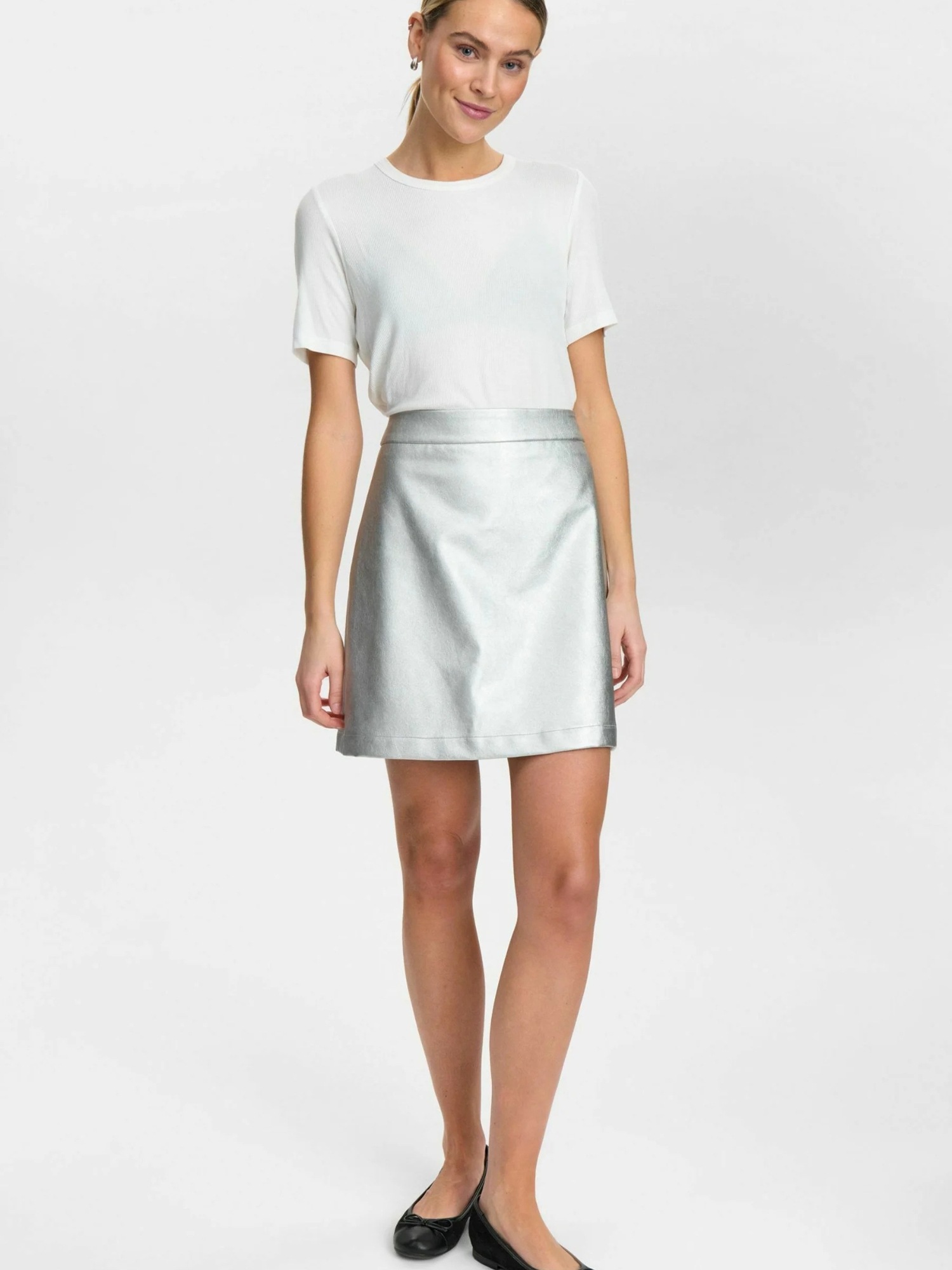 Thumbnail - nümph Midirock "Nümph Metallic skirt NUELLANORA"