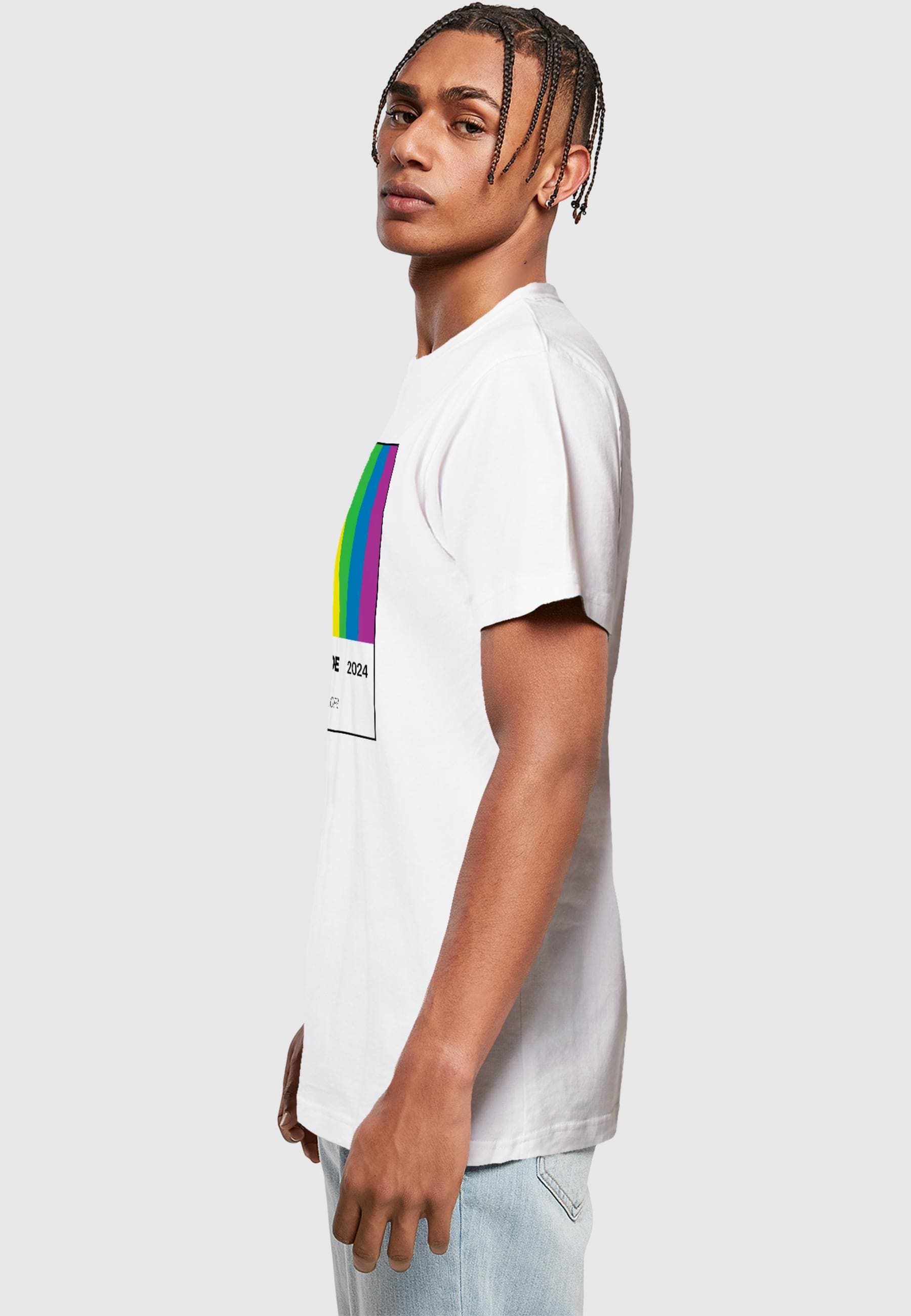 MisterTee T-Shirt »MisterTee Many Colors Pride Tee«, (1 tlg.)