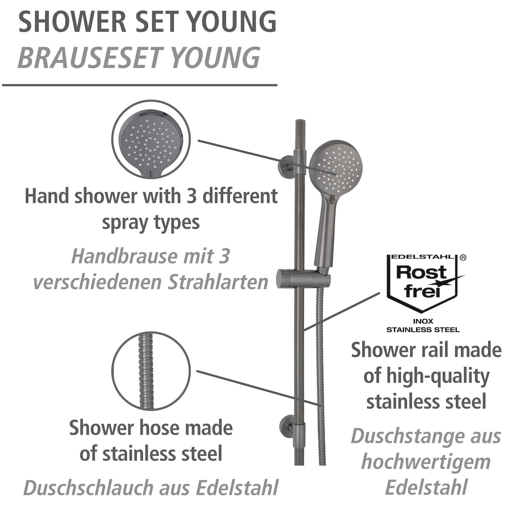 WENKO Brausegarnitur »Young«