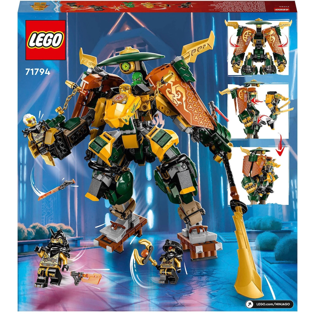 LEGO® Konstruktionsspielsteine »Lloyds und Arins Training-Mechs (71794), LEGO® NINJAGO«, (764 St.)