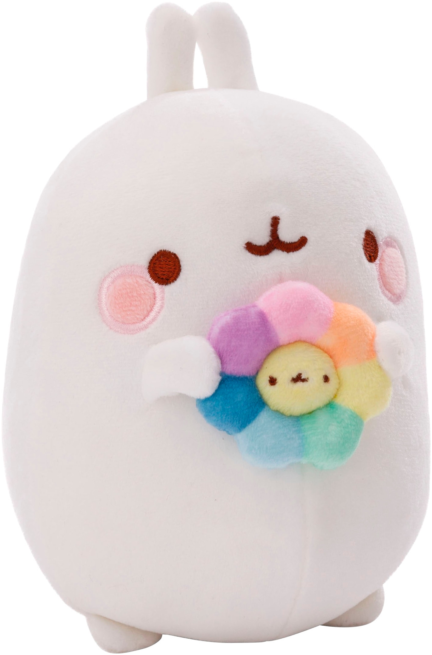 Kuscheltier »Molang mit Regenbogenblume, 48 cm«