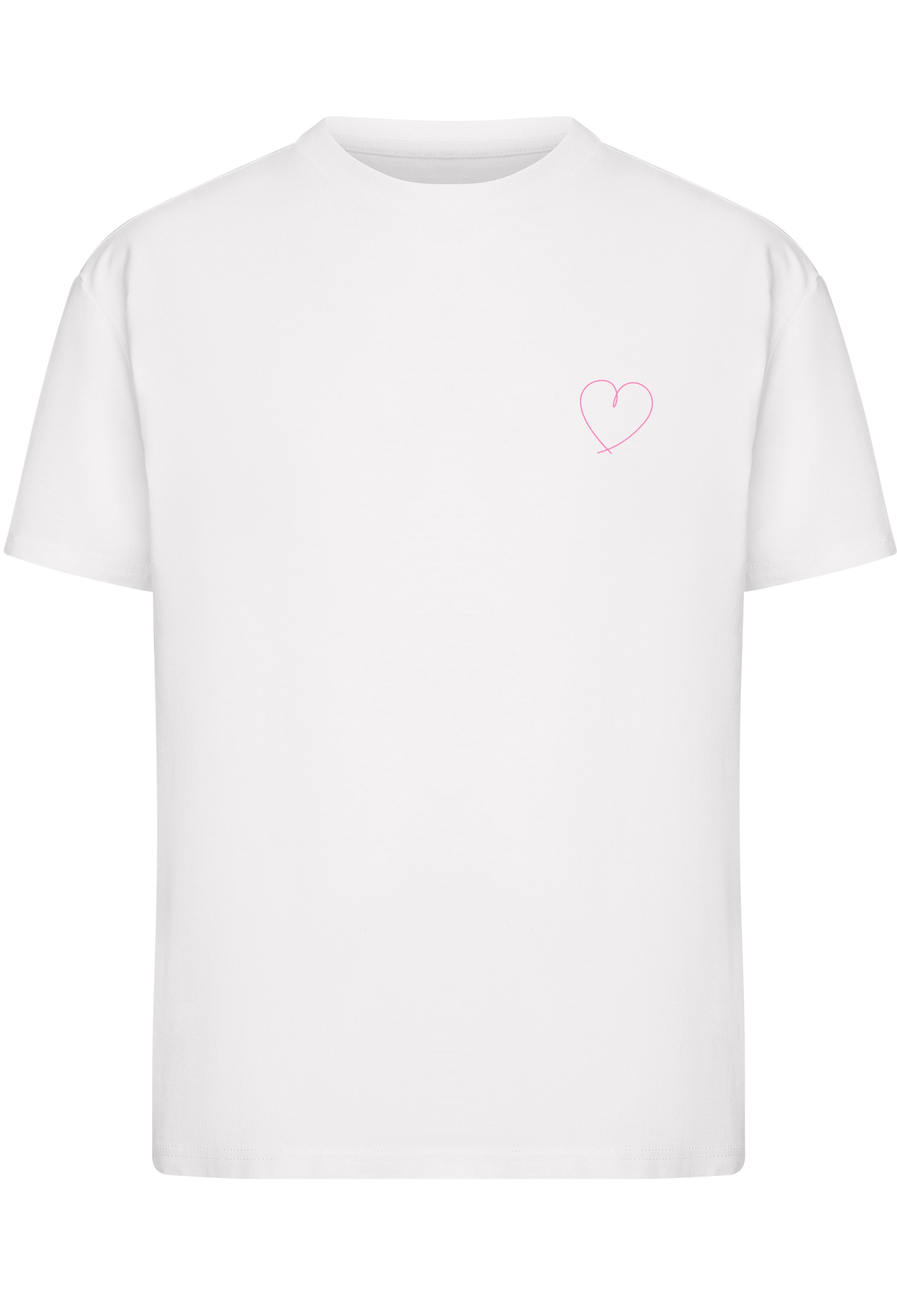 Miss Tee T-Shirt "Miss Tee Hearts Line Pattern Tee" 1