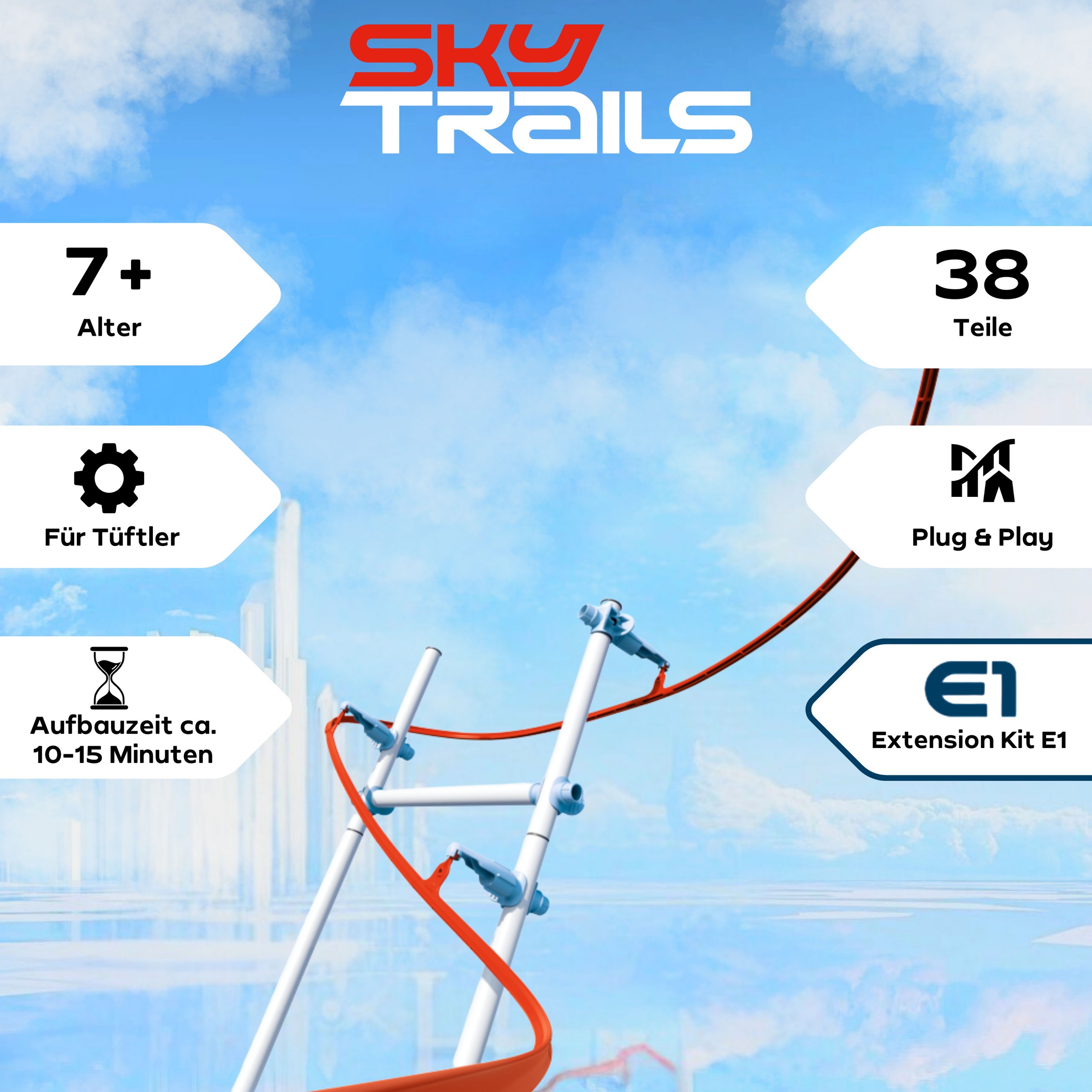 Playmobil® Konstruktions-Spielset »Construction Pack a2 (71975), Sky Trails«, (38 St.), Made in Europe
