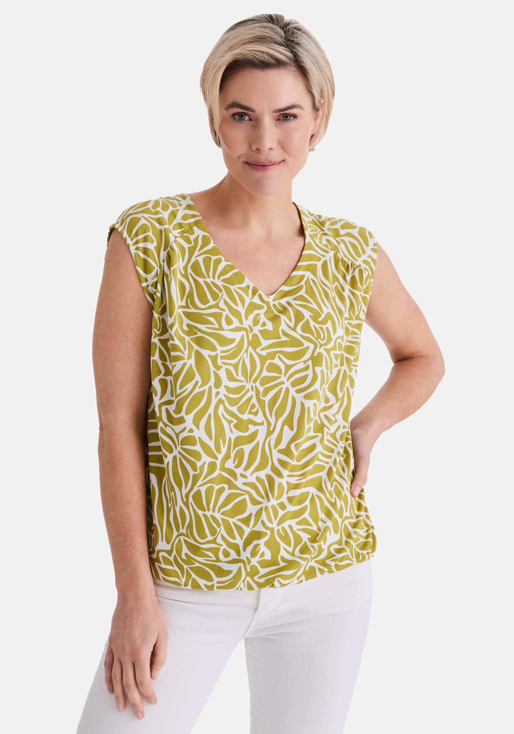 STOOKER WOMEN Shirttop "VEGA Print Top" Blusentop Regular Fit für Damen