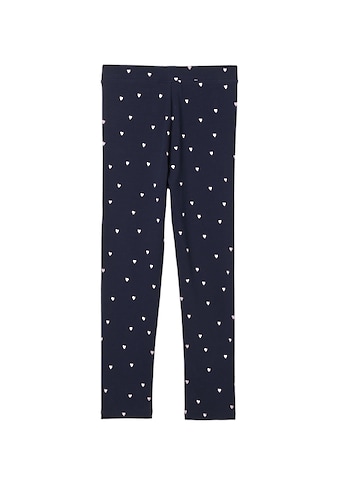 TOM TAILOR Leggings su Herz-Allover-Print