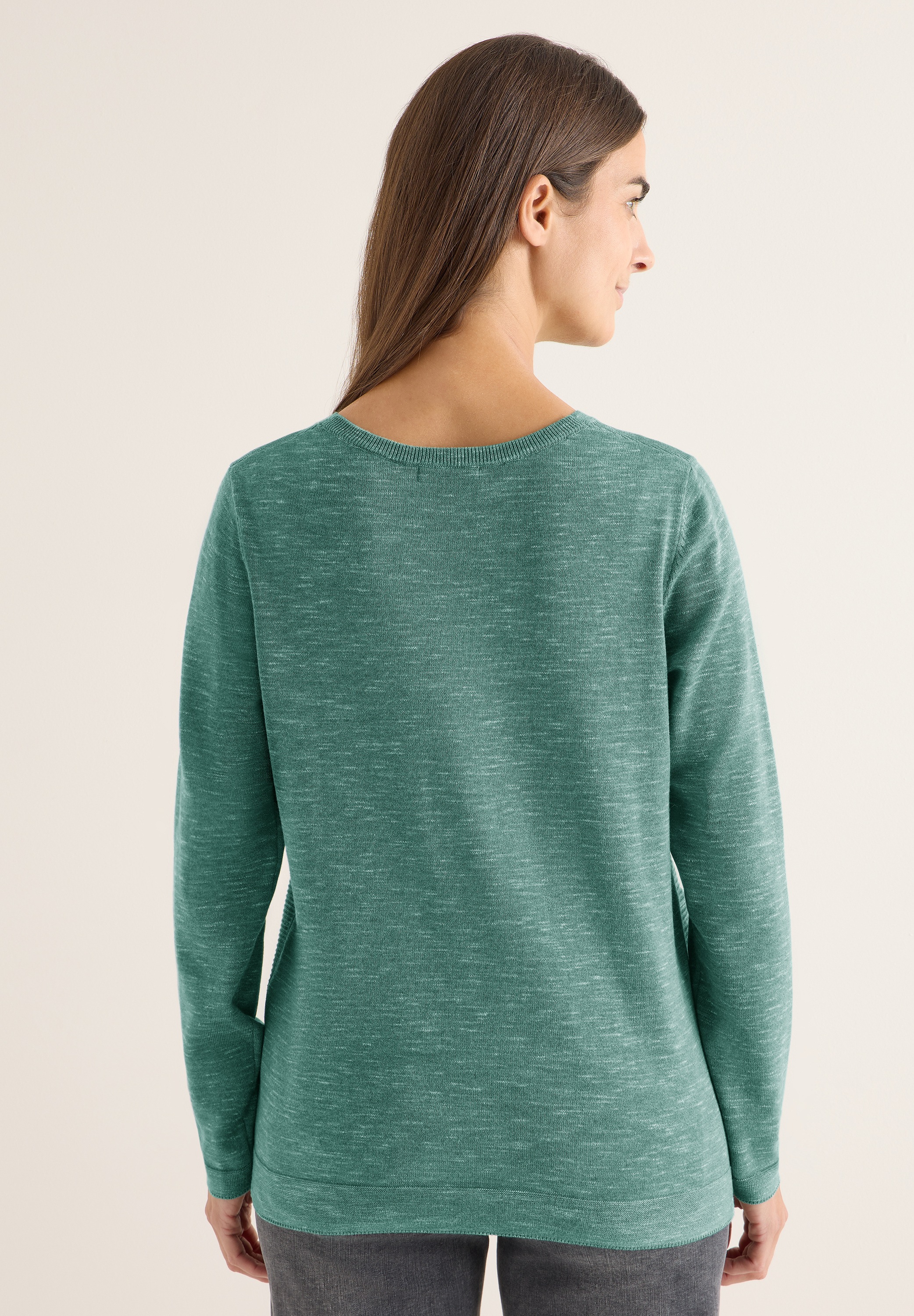 Cecil Strickpullover, mit Rundhalsausschnitt