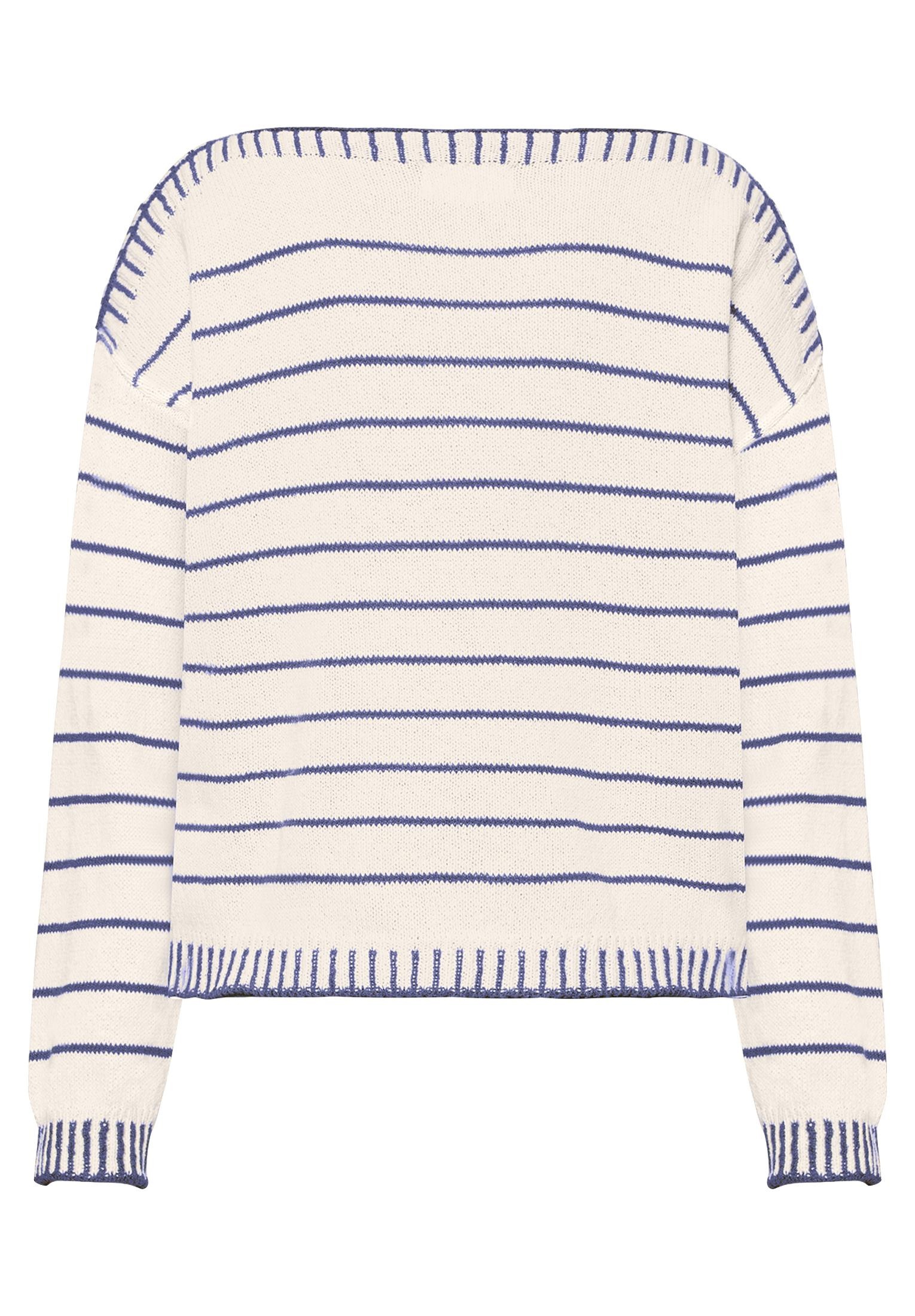 Thumbnail - Cartoon Strickpullover "Damen mit U-Boot-Ausschnitt" 1