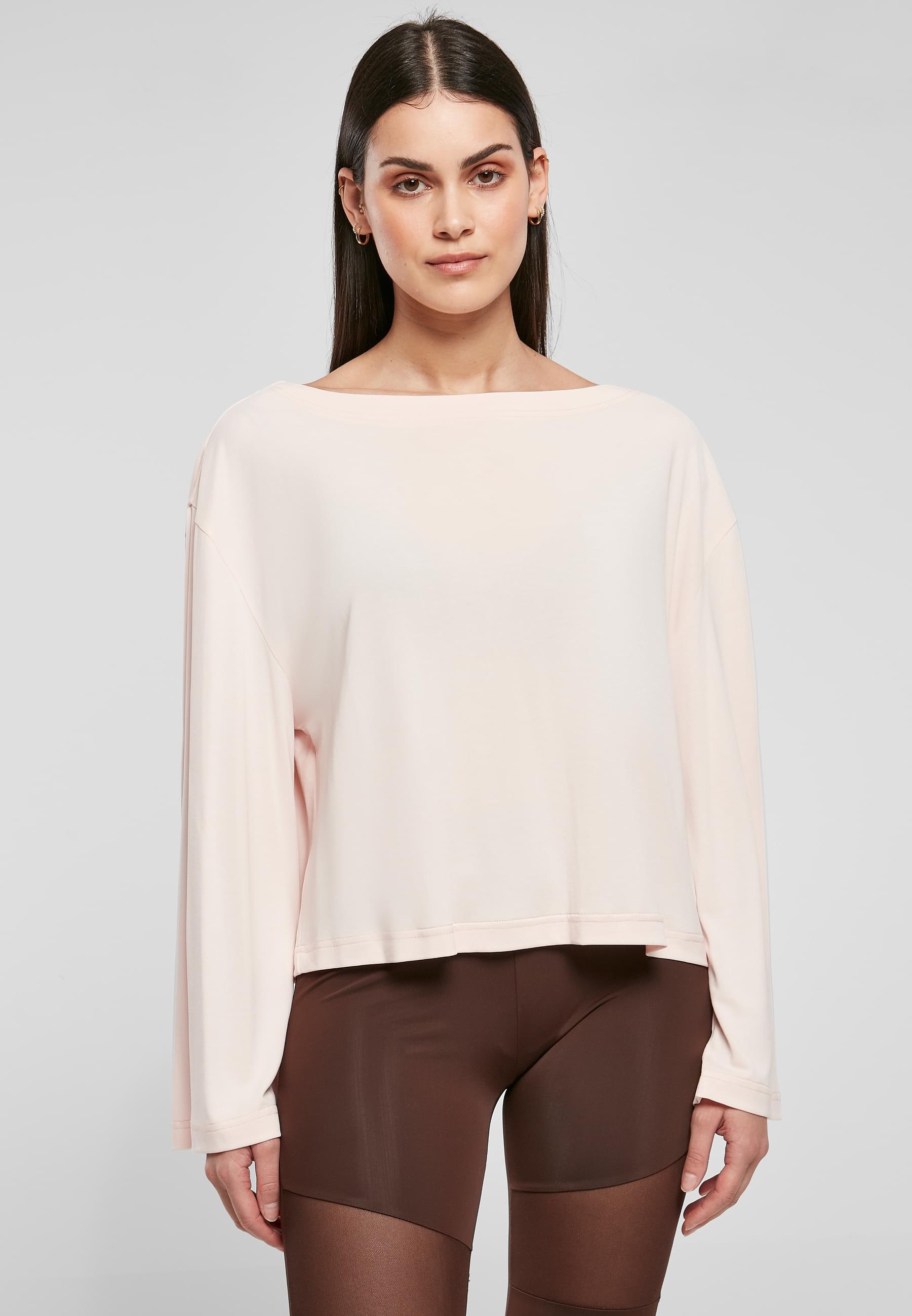 URBAN CLASSICS Langarmshirt »Urban Classics Damen«, (1 tlg.)
