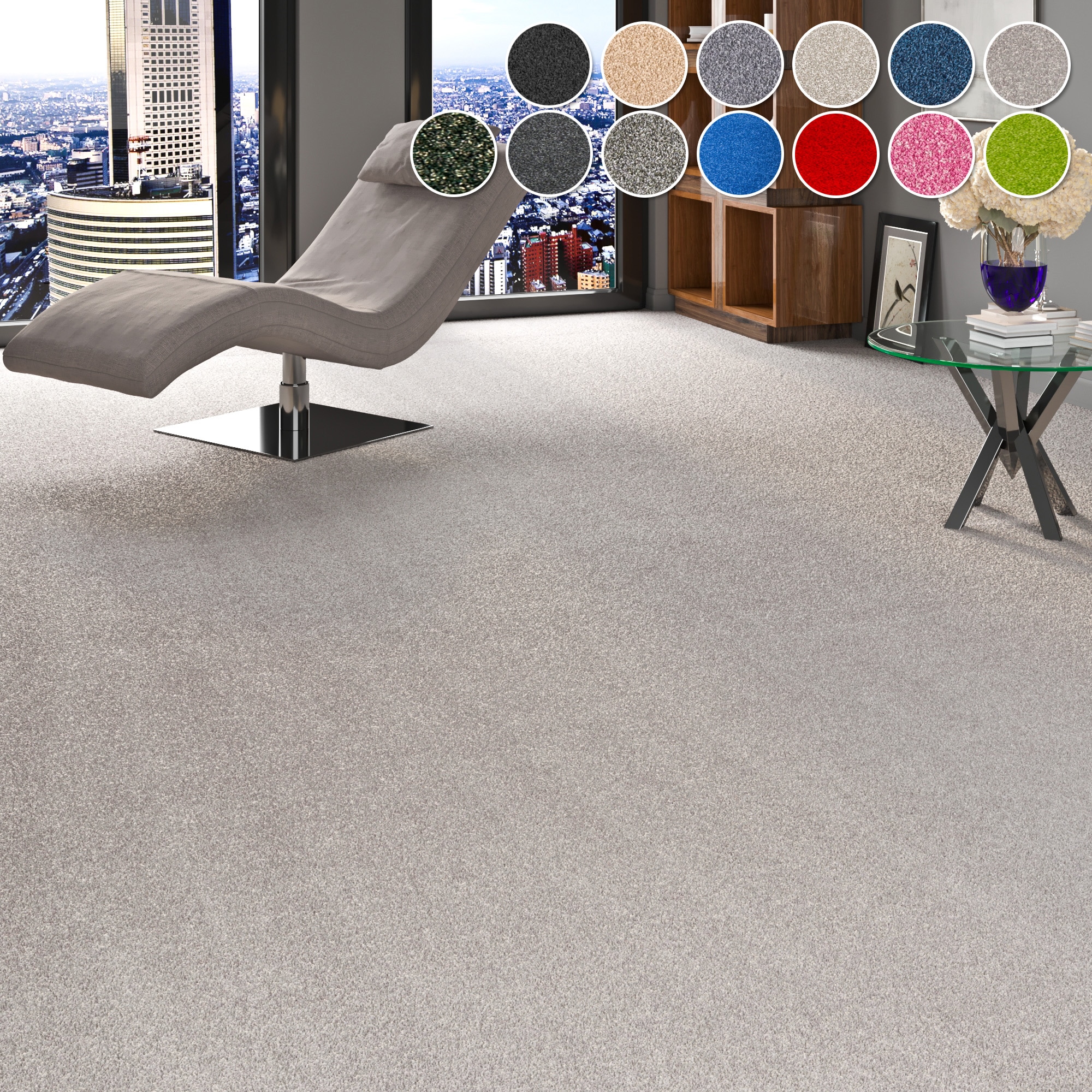 my home Teppichboden "Zephyra, Schlinge, Gesamthöhe 8 mm, Made in Netherlan günstig online kaufen