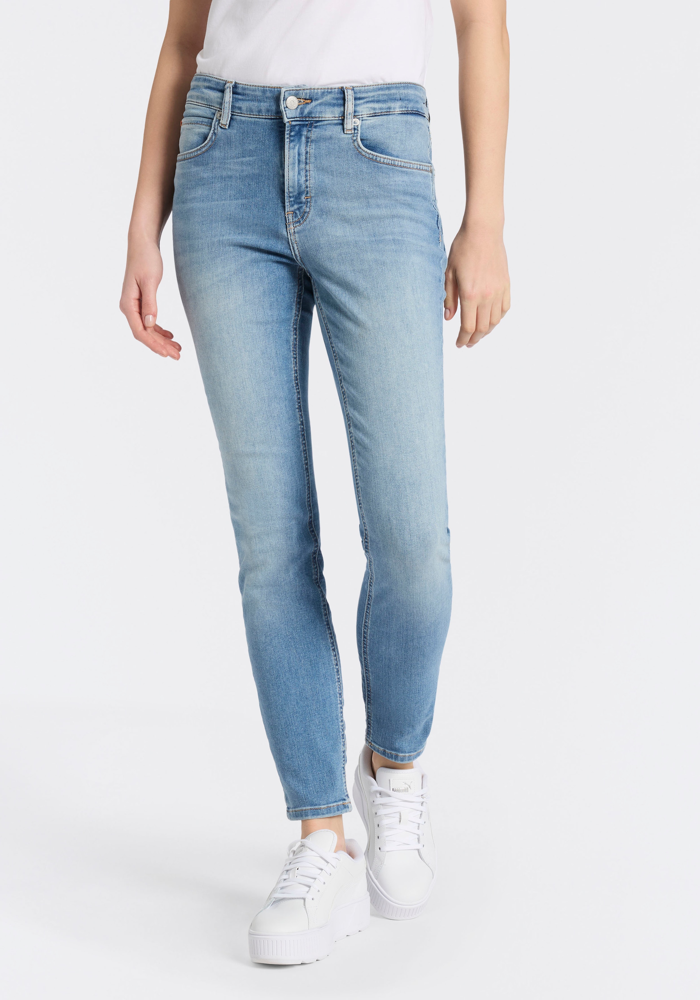 BOSS ORANGE Slim-fit-Jeans "JACKIE MR 11.0 Premium Damenmode" im 5-Pocket-S günstig online kaufen