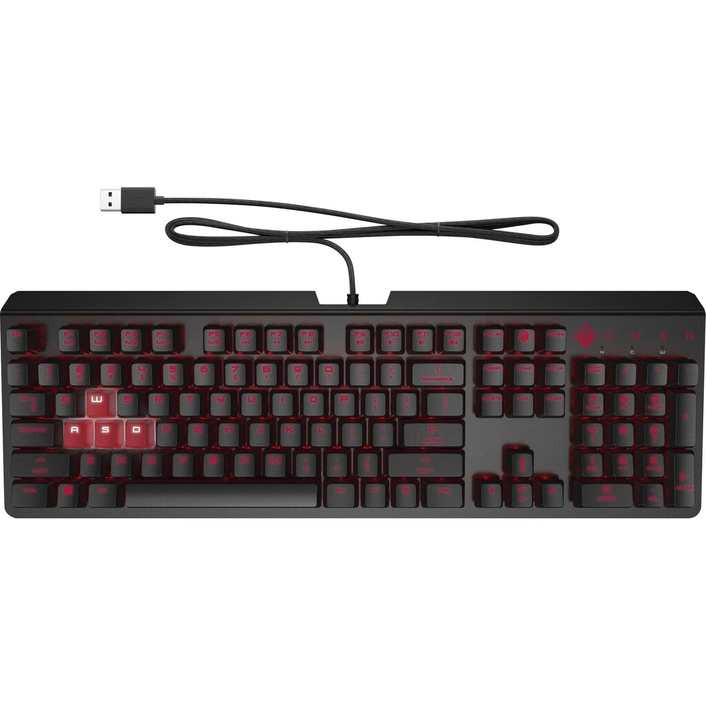 HP Gaming-Tastatur »OMEN Encoder Keyboard«, (Ziffernblock-Makrotasten-Multimedia-Tasten)