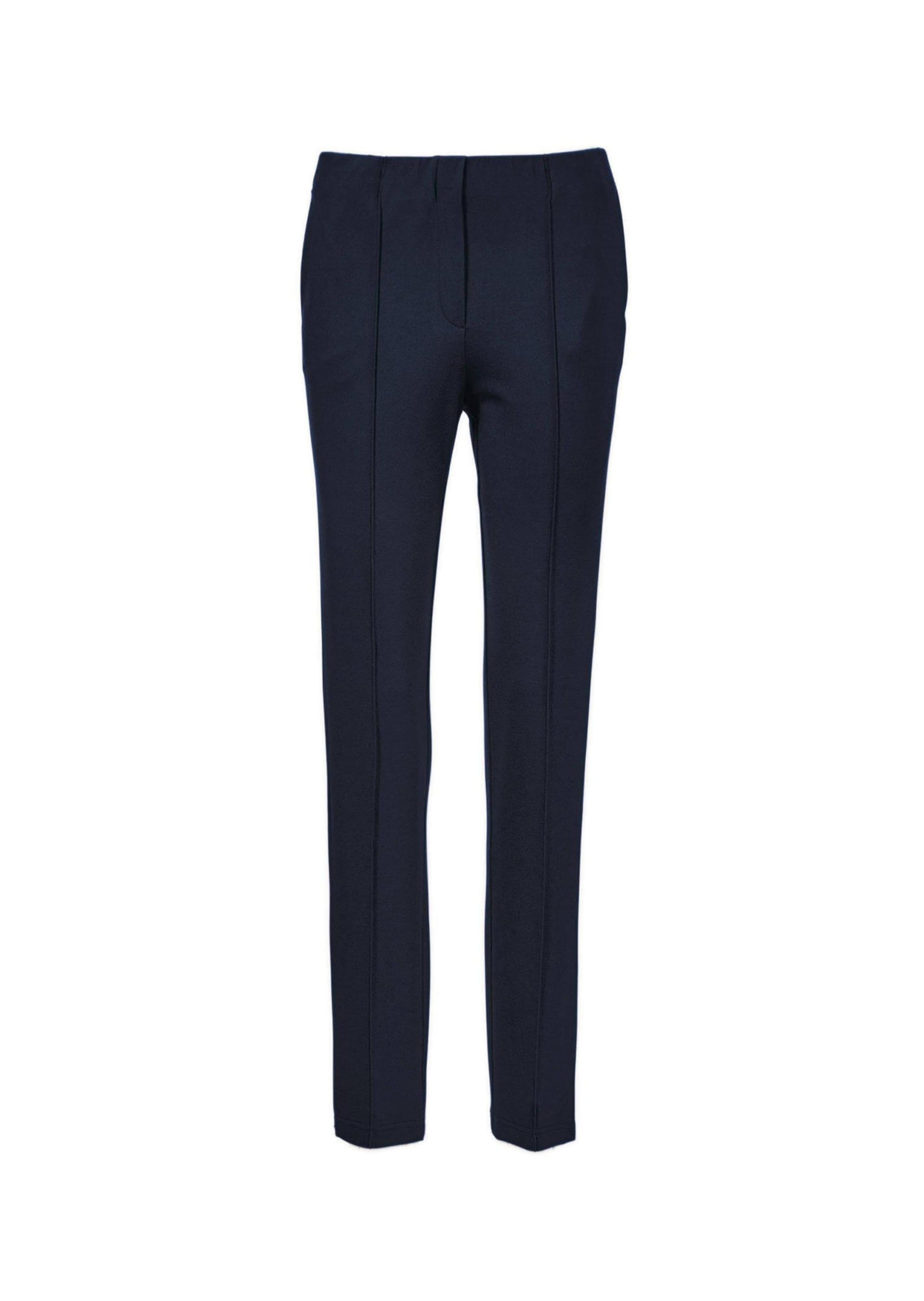 GOLDNER Schlupfhose "Moderne Hose LOUISA mit streckenden Biesen" Ohne