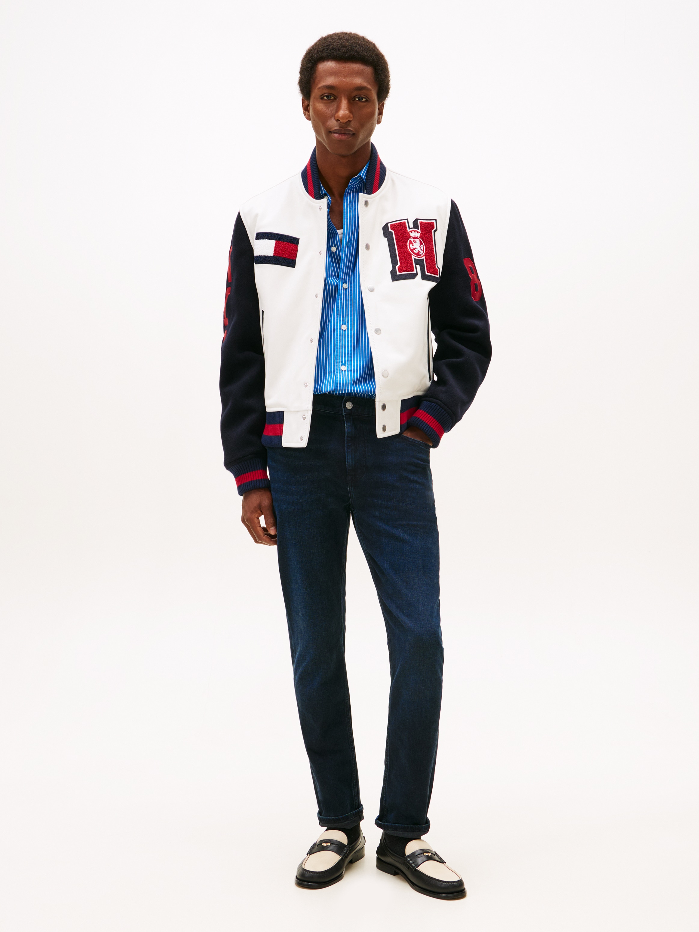 Tommy Hilfiger Slim-fit-Jeans »BLEECKER Slim Fit« mit Fade-Effekten, schmale Form