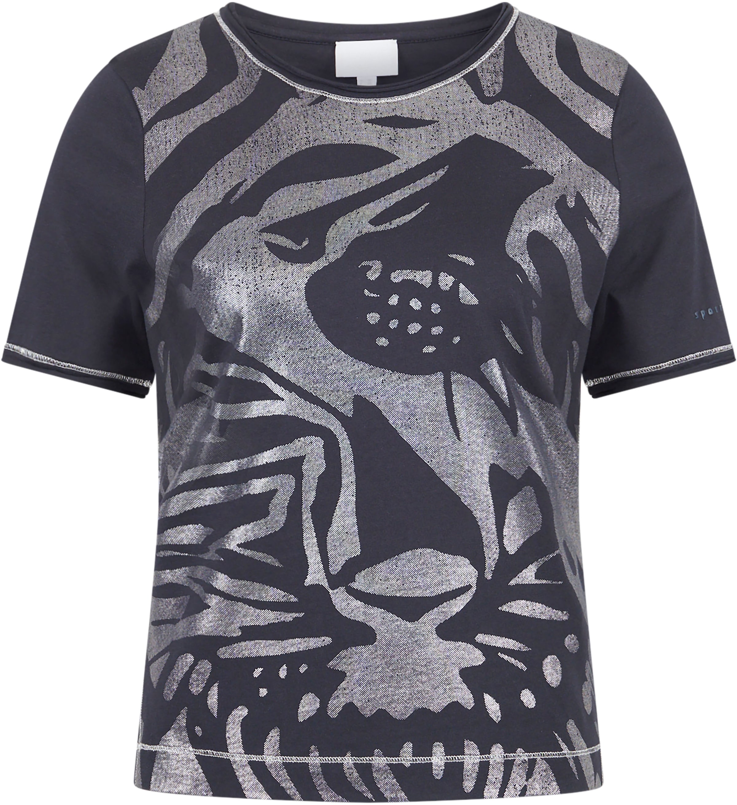 Sportalm Kitzbühel Rundhalsshirt mit Folienglanzdruck günstig online kaufen