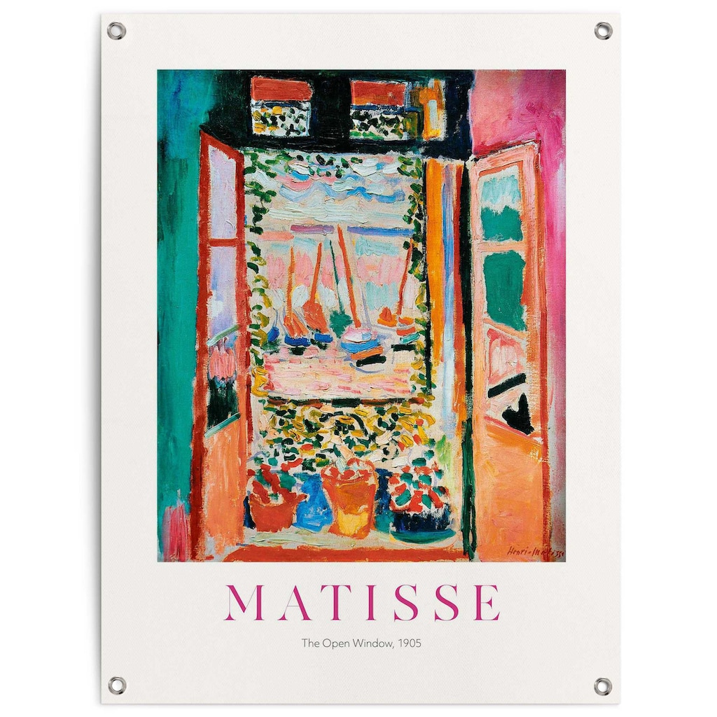 Reinders! Poster »Henri Matisse Window«
