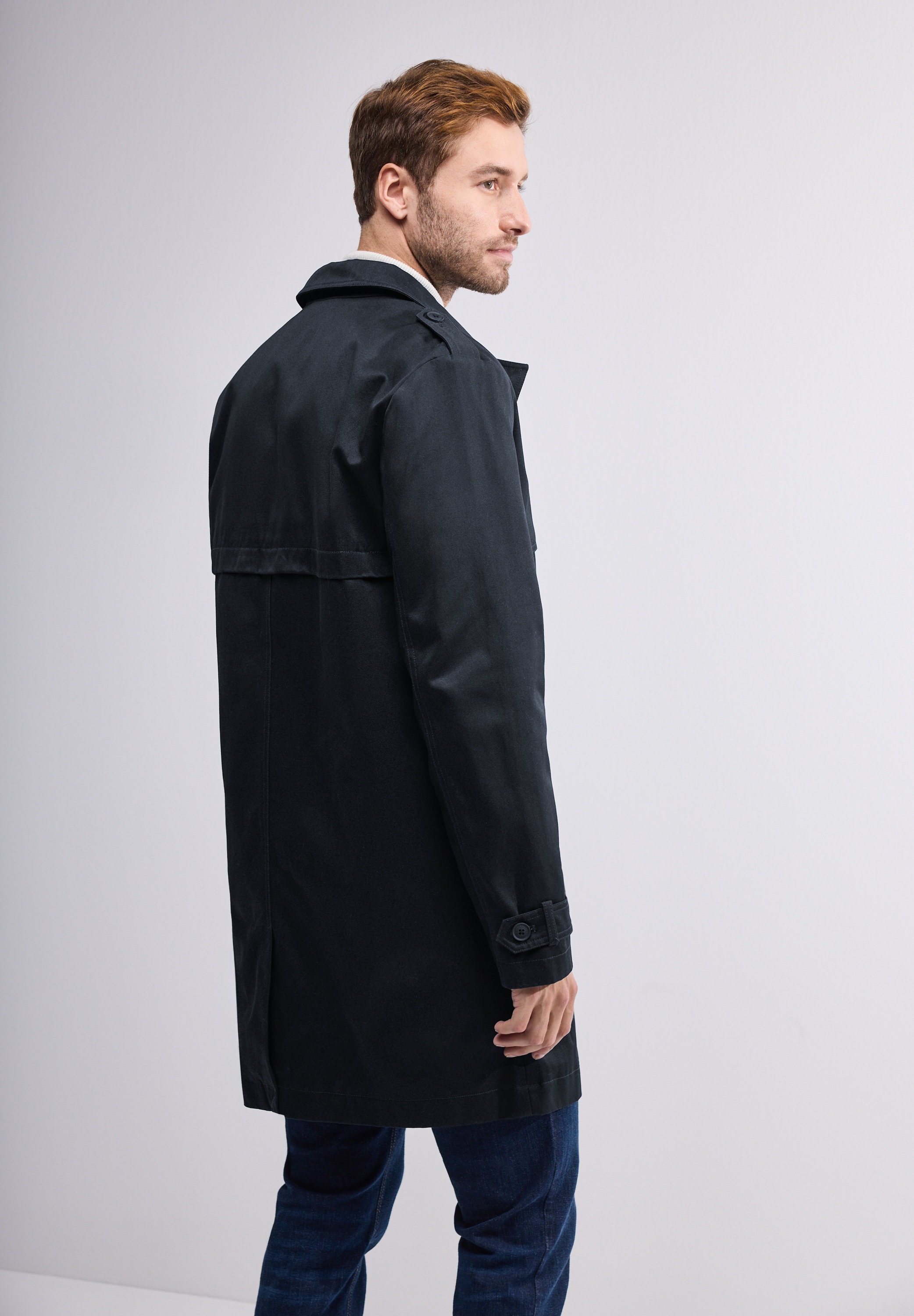 STREET ONE MEN Outdoorjacke, ohne Kapuze, mit Reverskragen