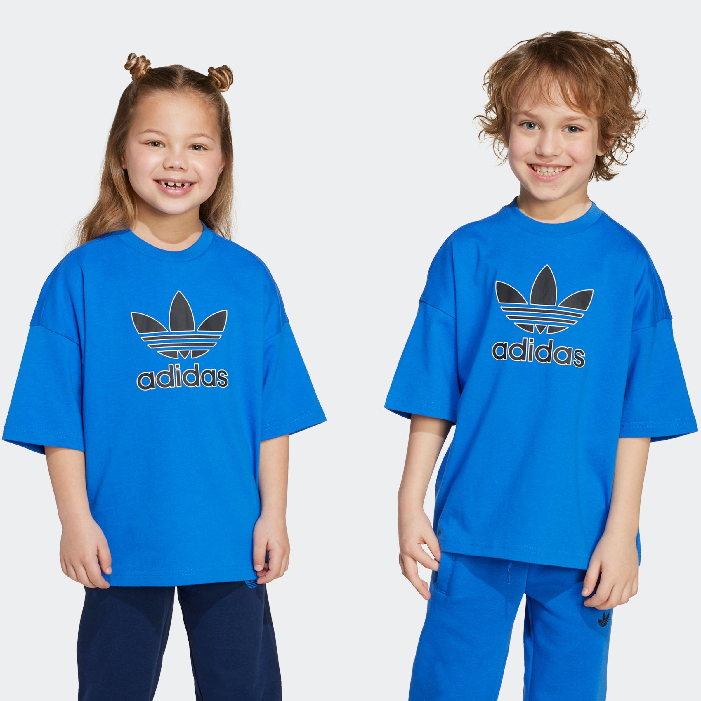 adidas Originals T-Shirt "TREFOIL KIDS" lockere Passform, für Kinder, aus Baumwolle, mit Single Jersey