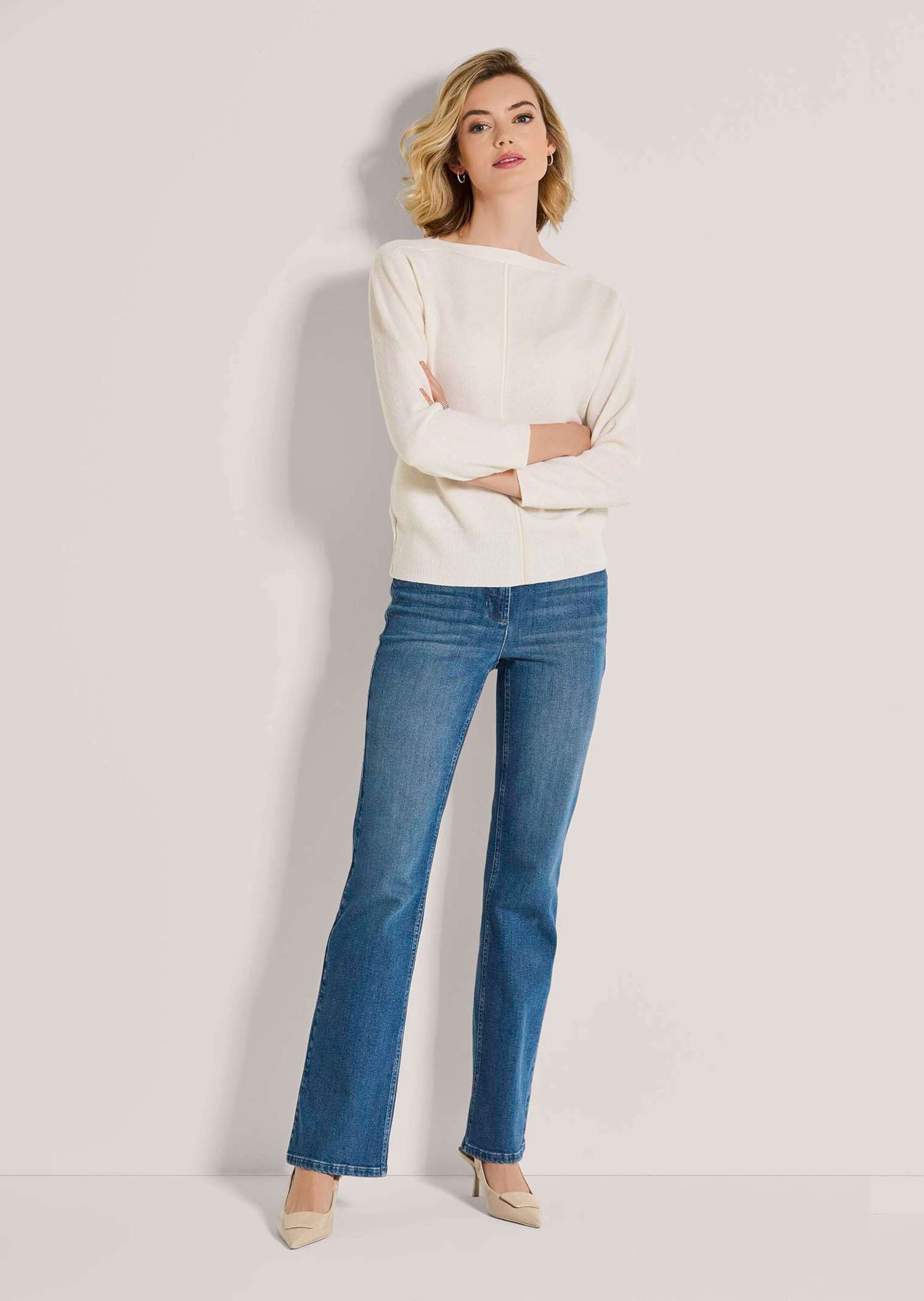 Thumbnail - MADELEINE Longpullover "Pullover U-Boot-Pullover mit Fledermausärmeln"